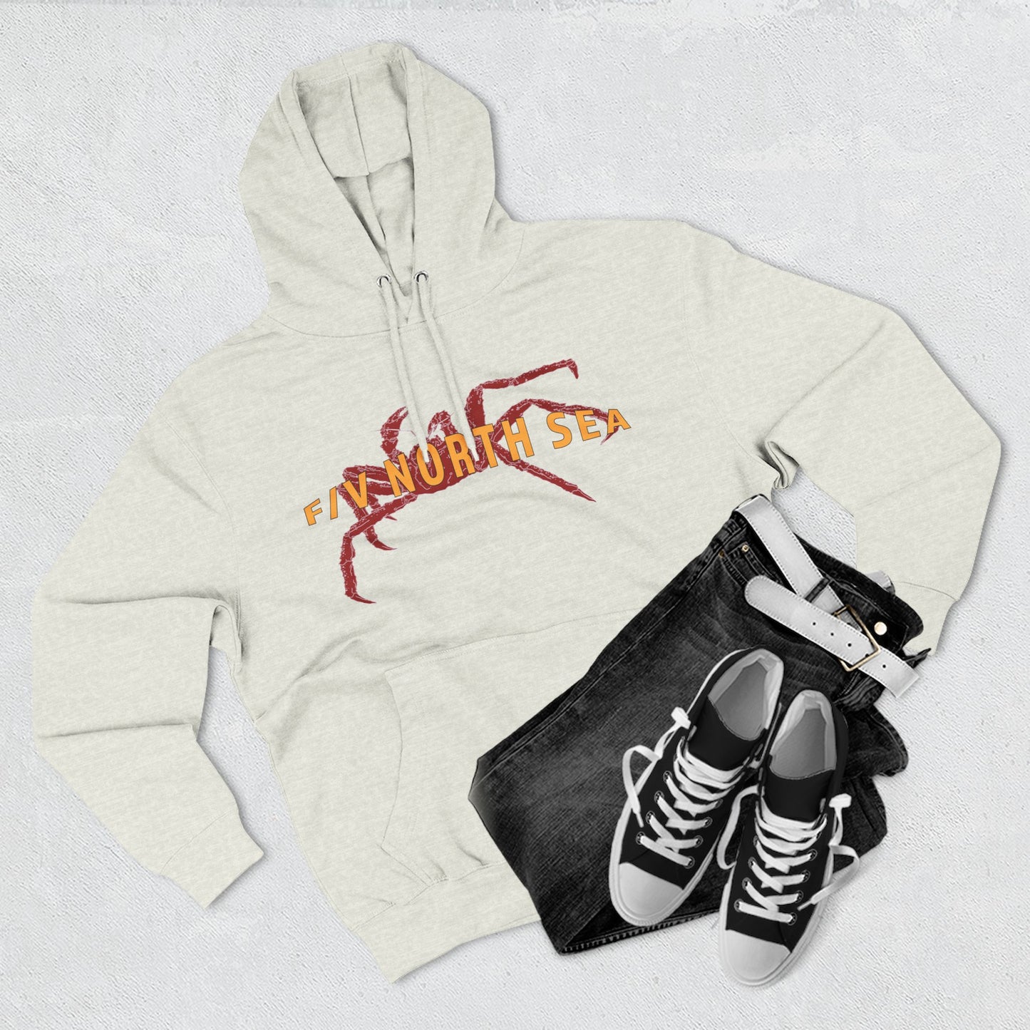 North Sea full throttle Three-Panel Fleece Hoodie