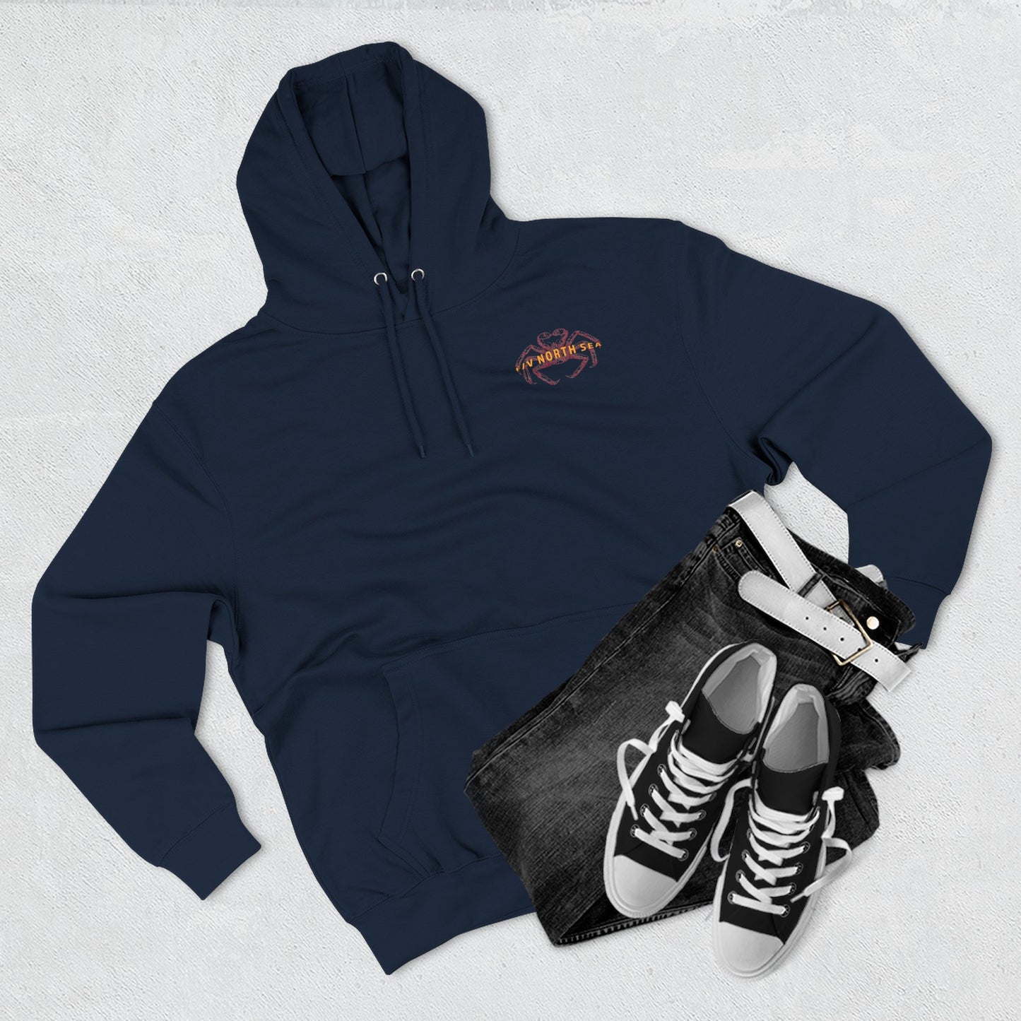 North Sea Full Throttle f/b Three-Panel Fleece Hoodie