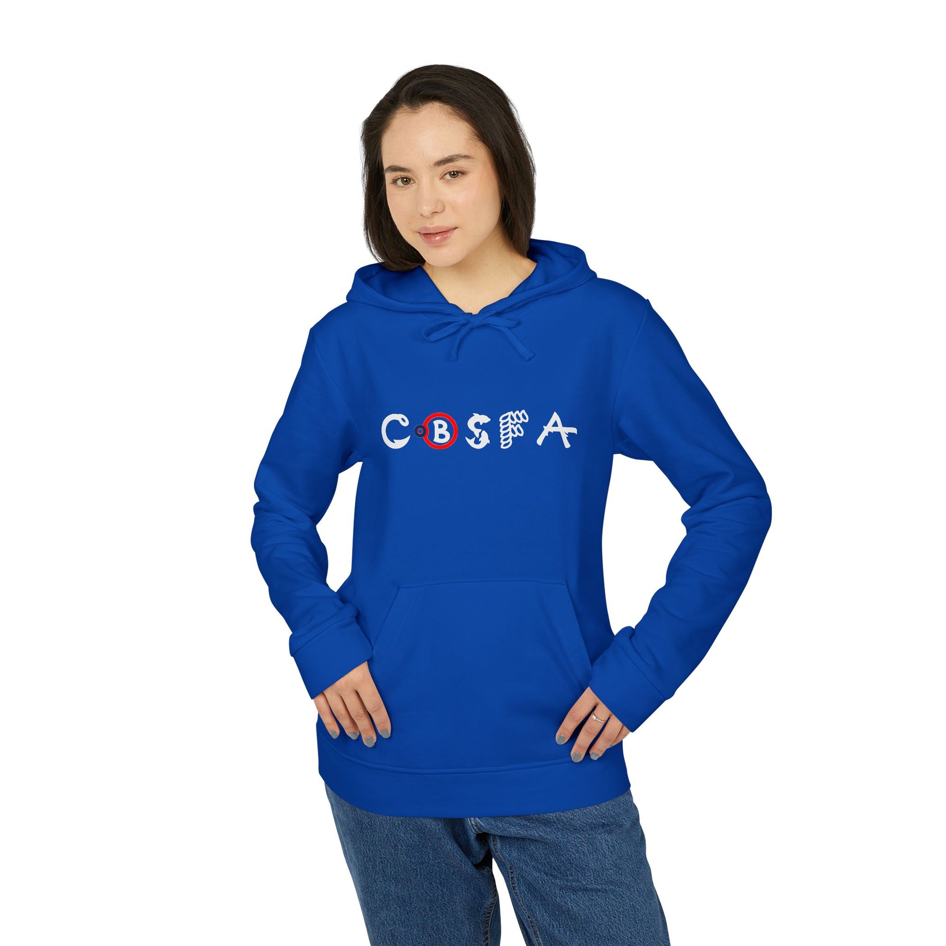 adidas Unisex Fleece Hoodie CBFSA logo