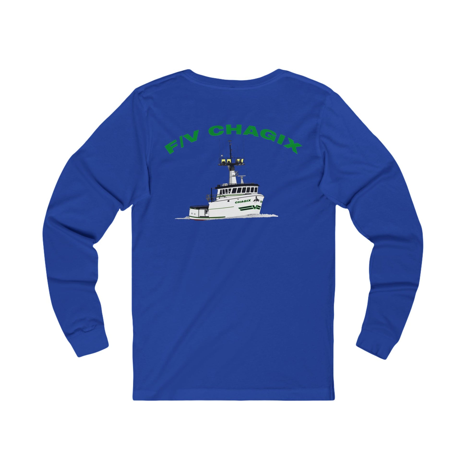 Chagix Boat Shirt Unisex Jersey Long Sleeve Tee CBFSA