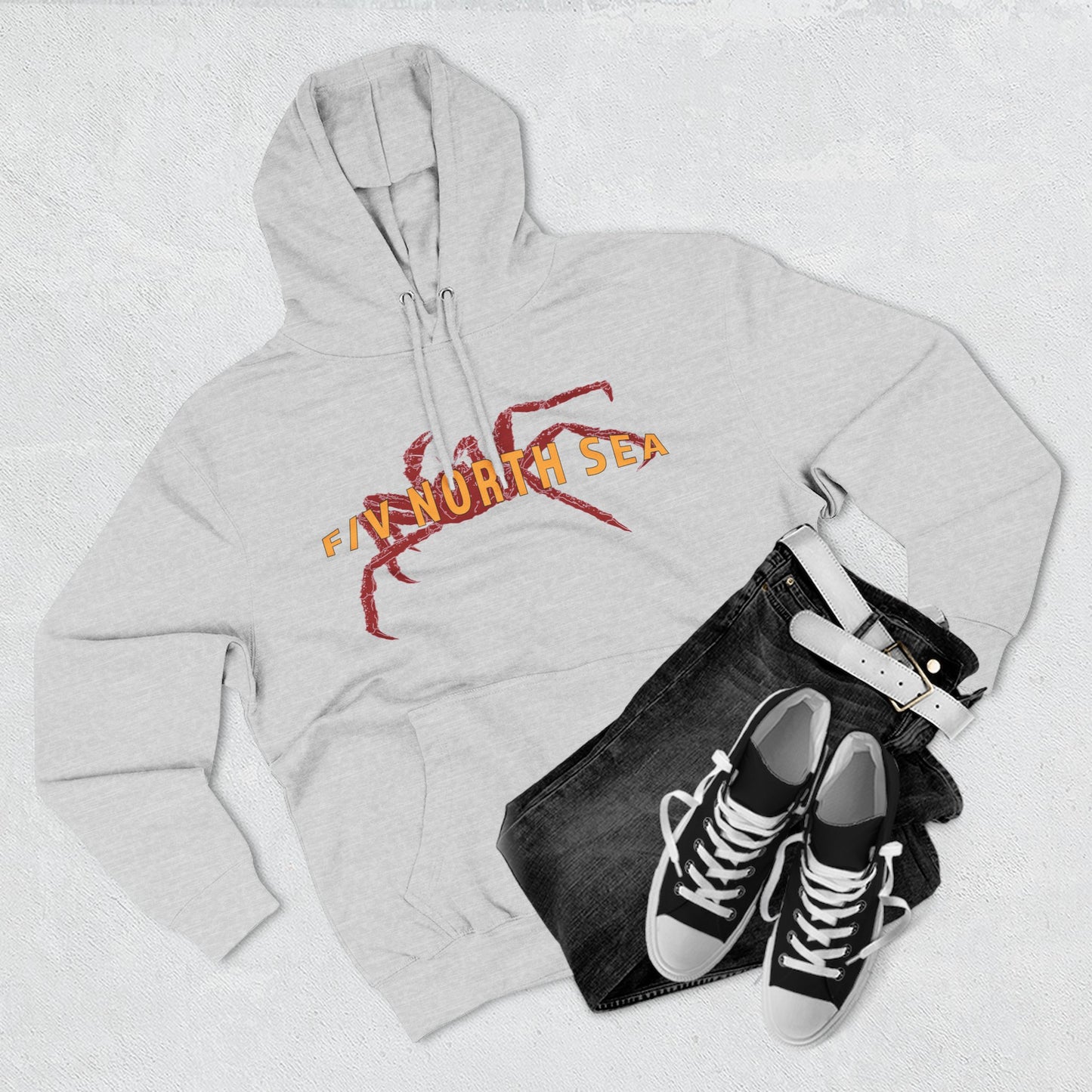 North Sea full throttle Three-Panel Fleece Hoodie