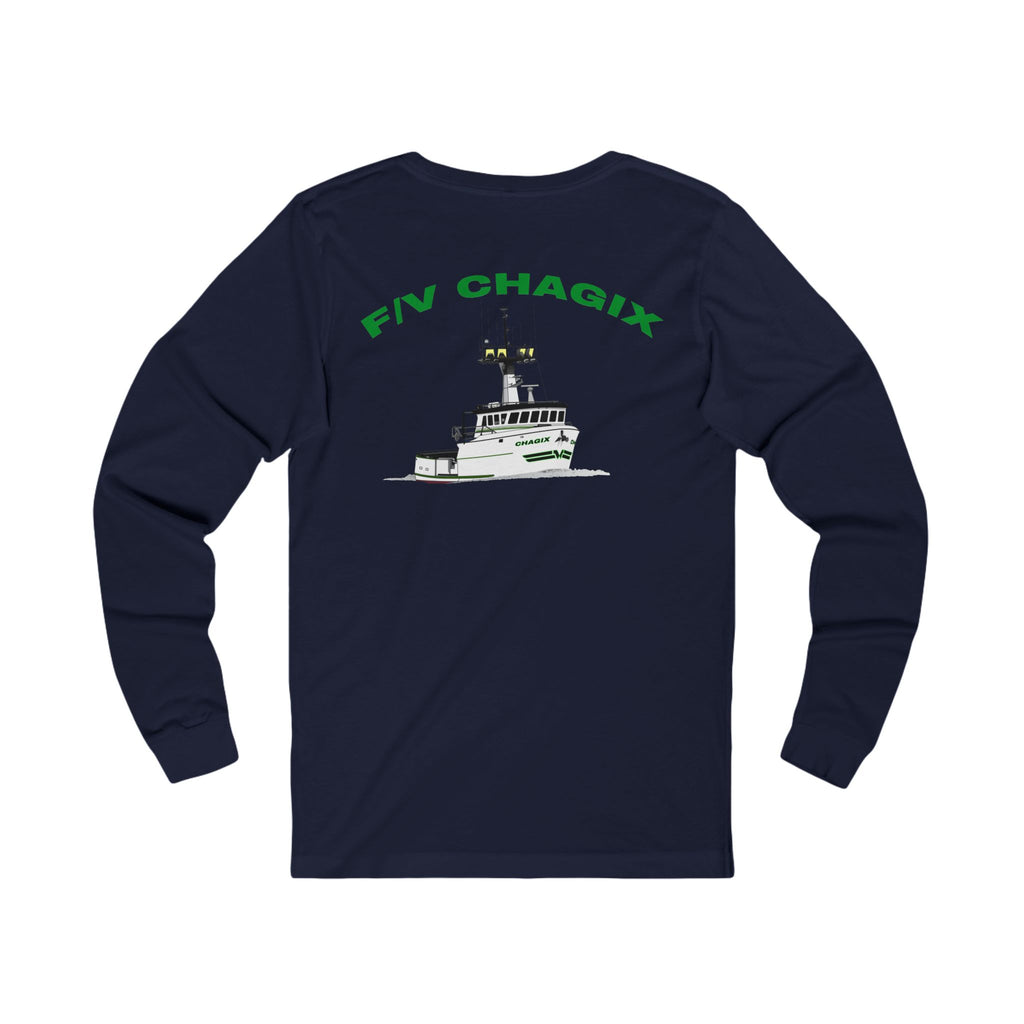 Chagix Boat Shirt Unisex Jersey Long Sleeve Tee CBFSA