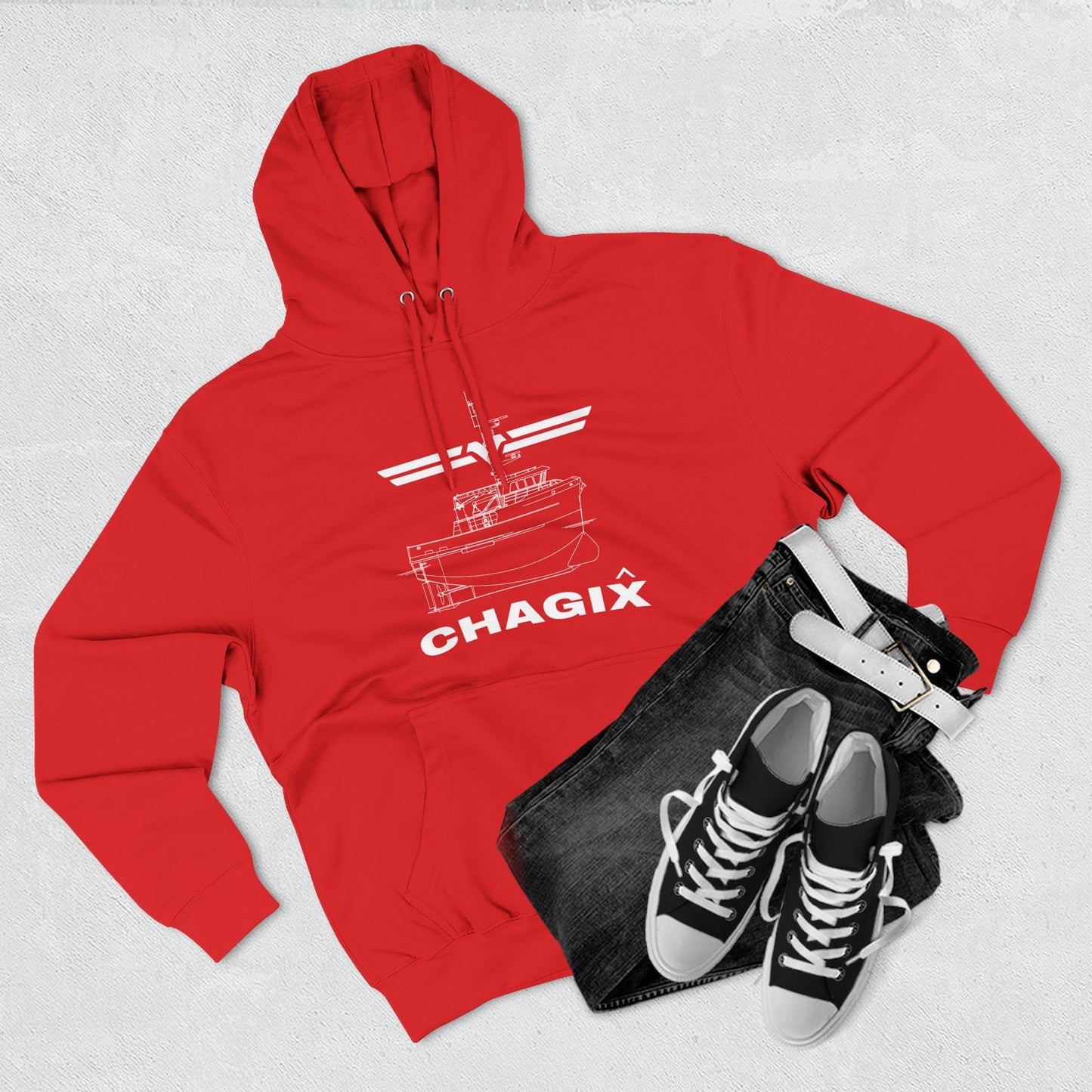 CBSFA Blueprint Three-Panel Fleece Hoodie