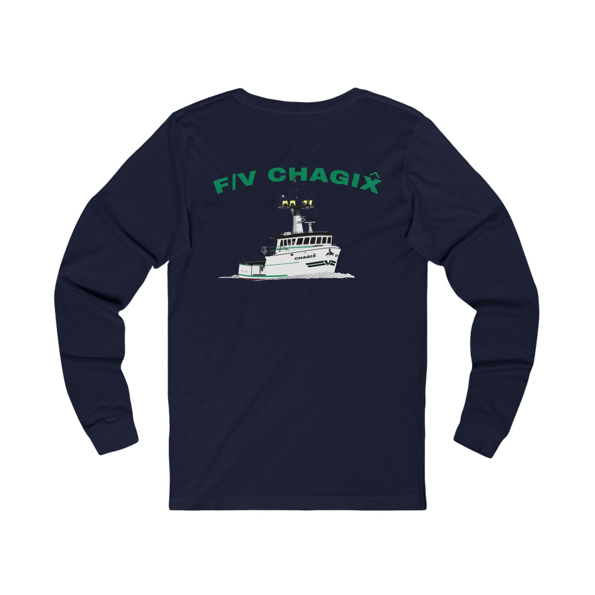 Chagix Boat Shirt Unisex Jersey Long Sleeve Tee CBFSA