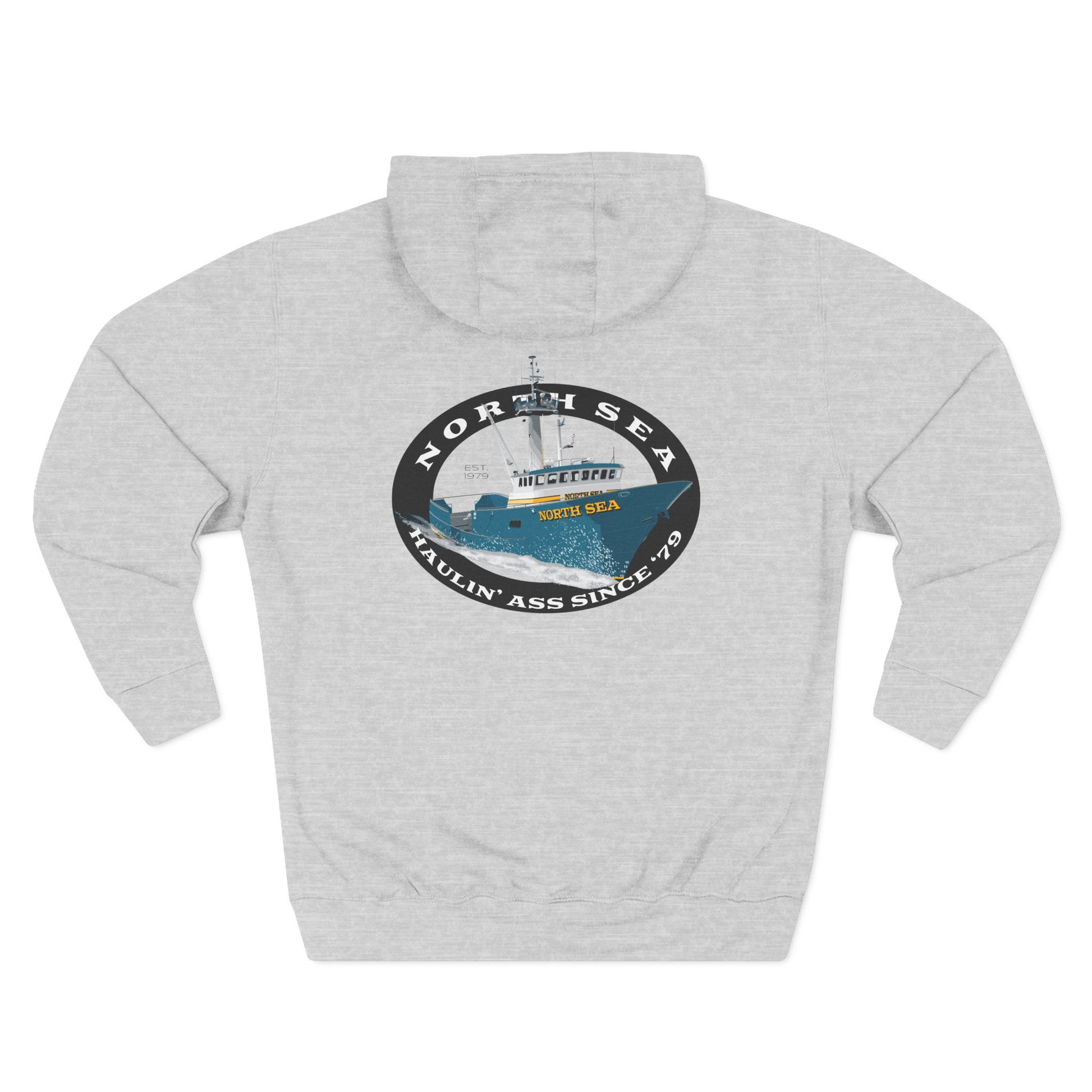 NS front/backThree-Panel Fleece Hoodie North Sea