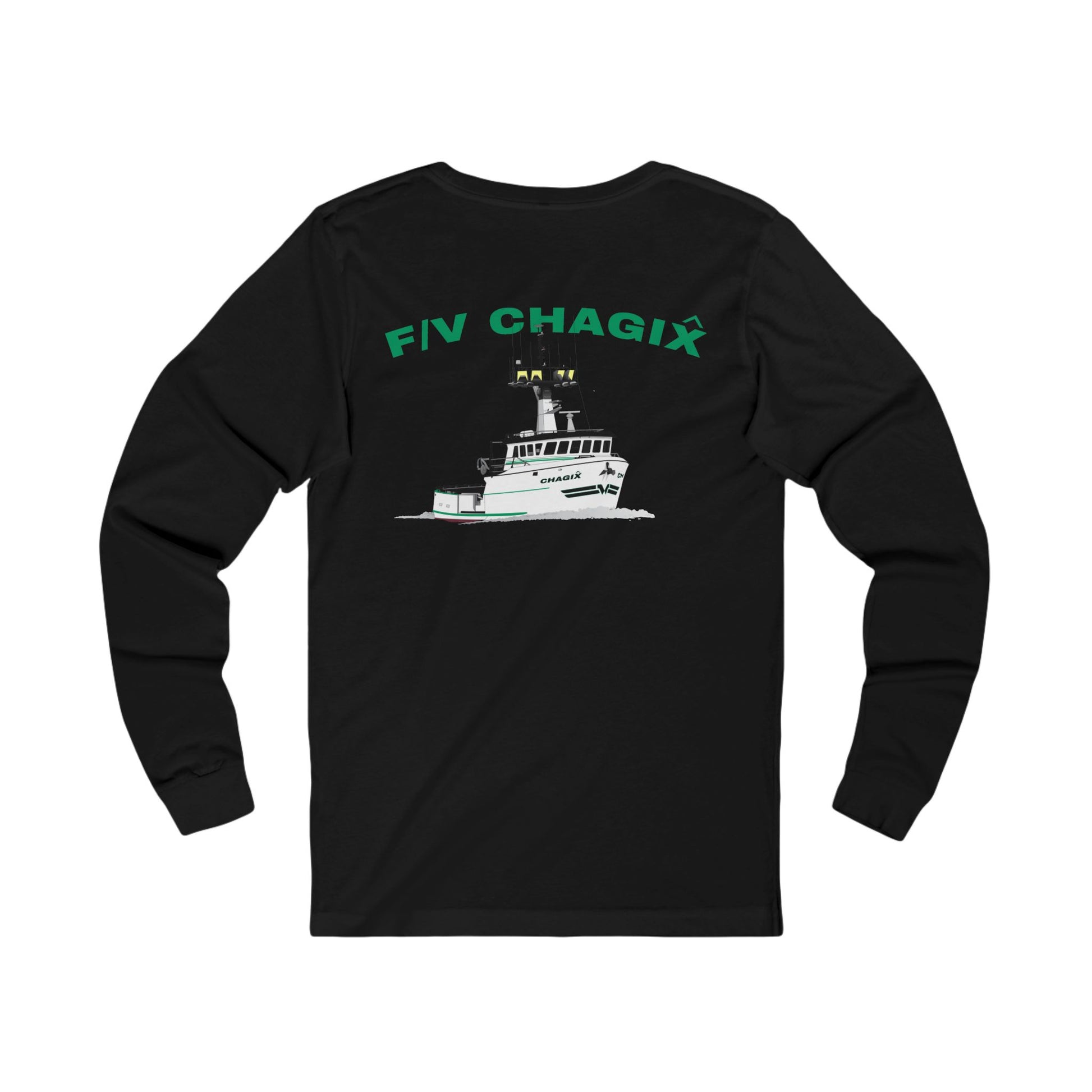 Chagix Boat Shirt Unisex Jersey Long Sleeve Tee CBFSA