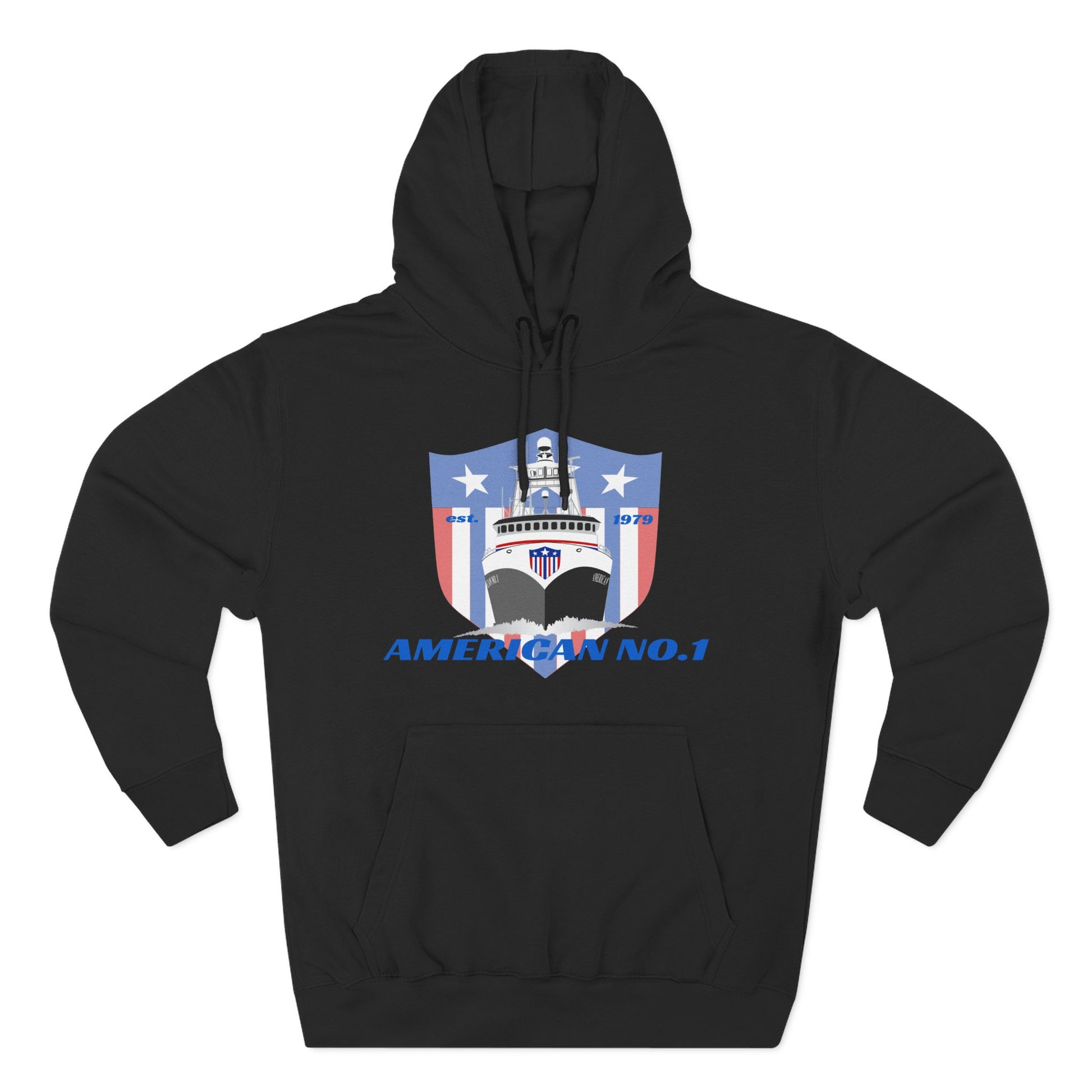 American No1 Three-Panel Fleece Hoodie