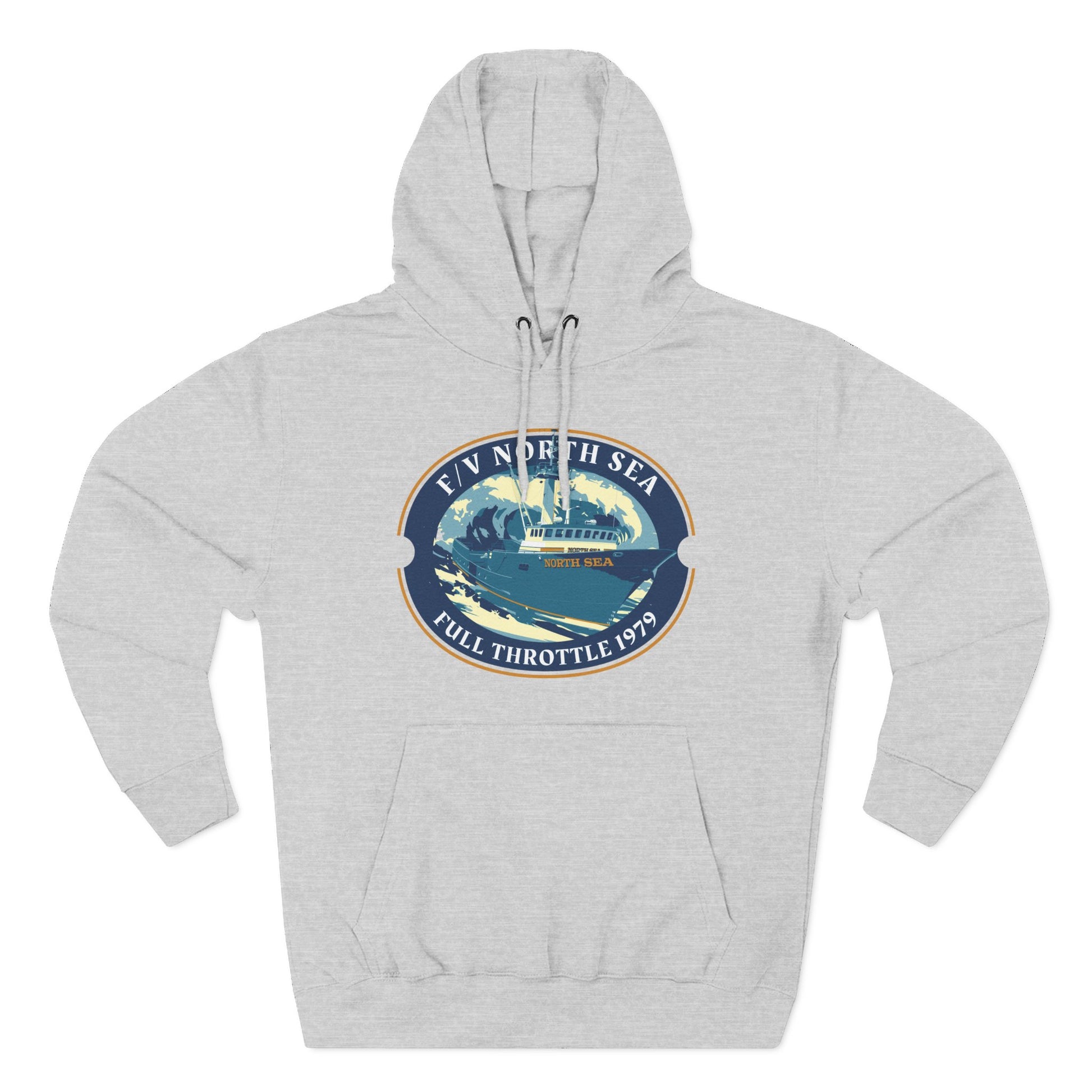 North Sea full throttle Three-Panel Fleece Hoodie