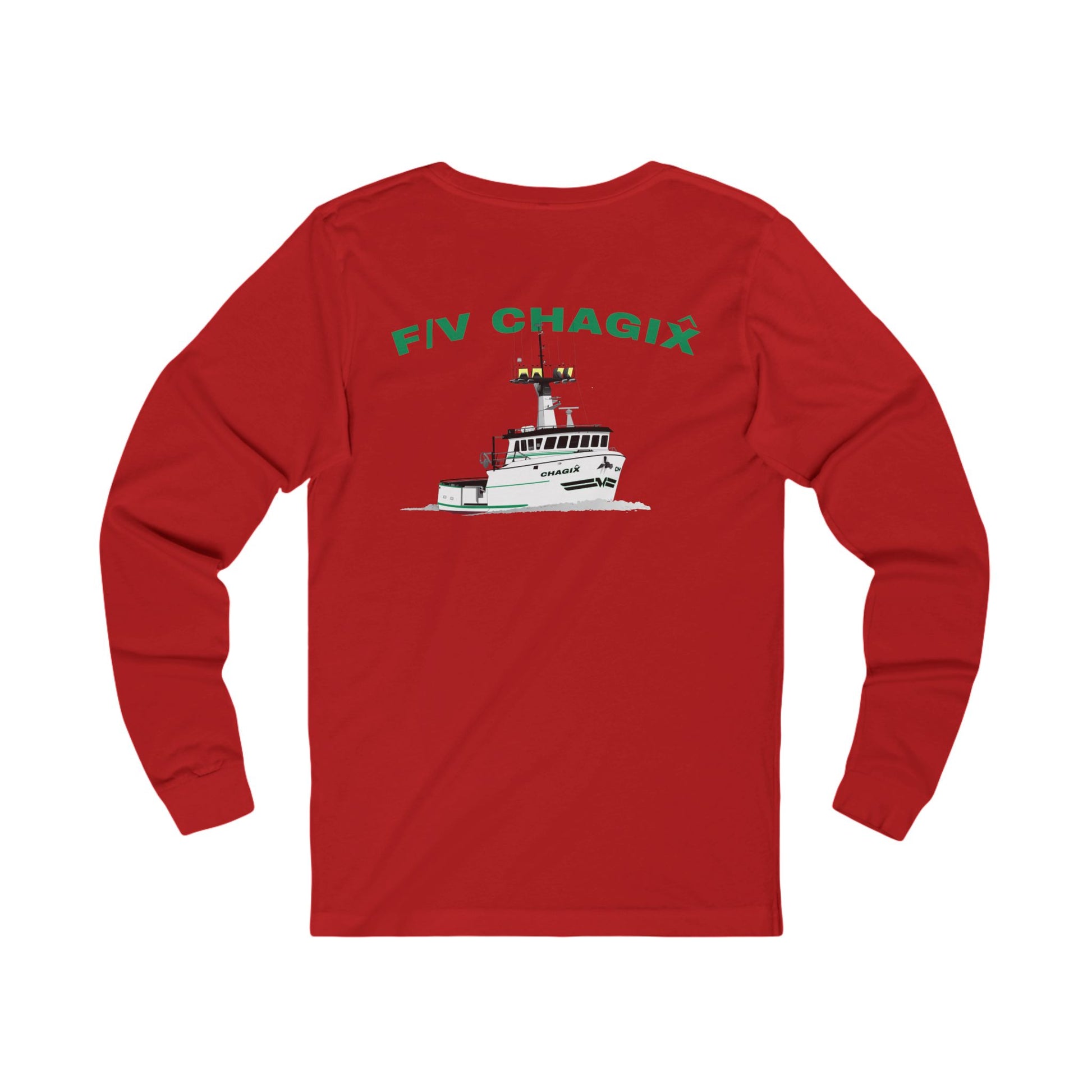 Chagix Boat Shirt Unisex Jersey Long Sleeve Tee CBFSA