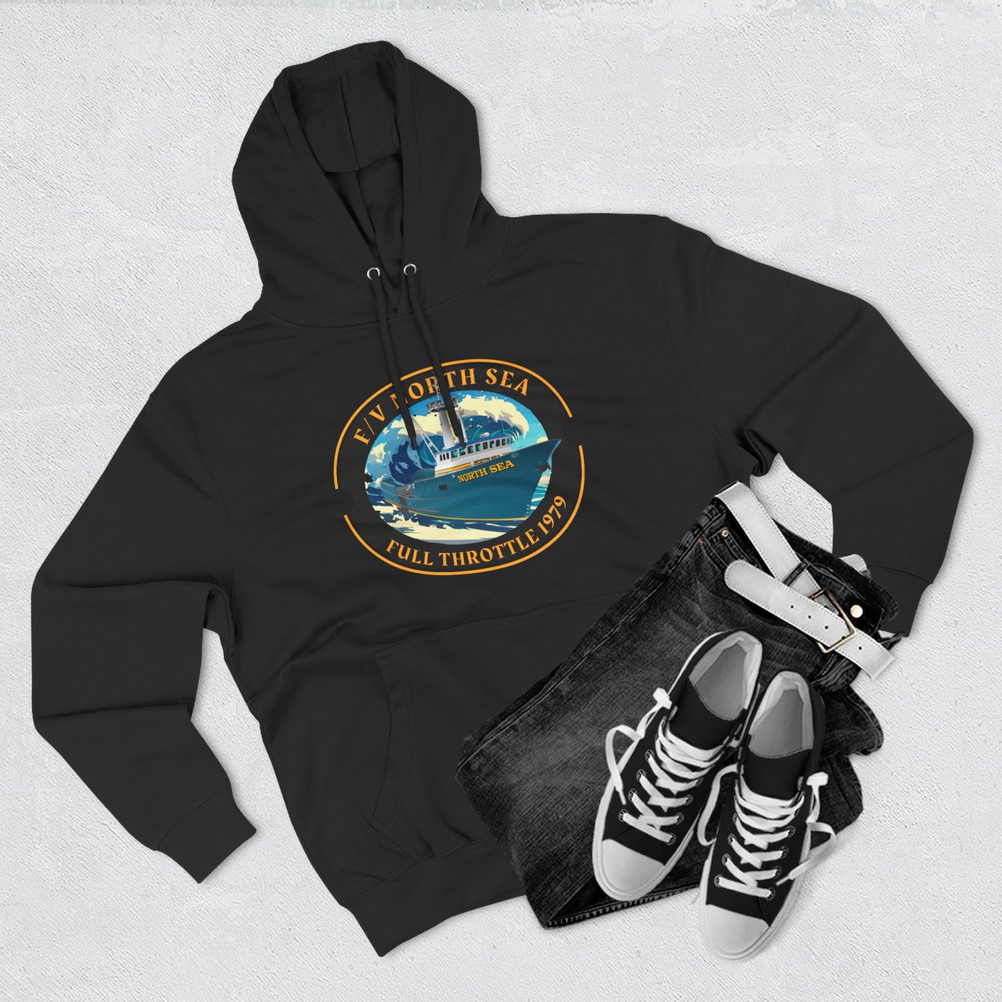 NS Full Throttle Three-Panel Fleece Hoodie