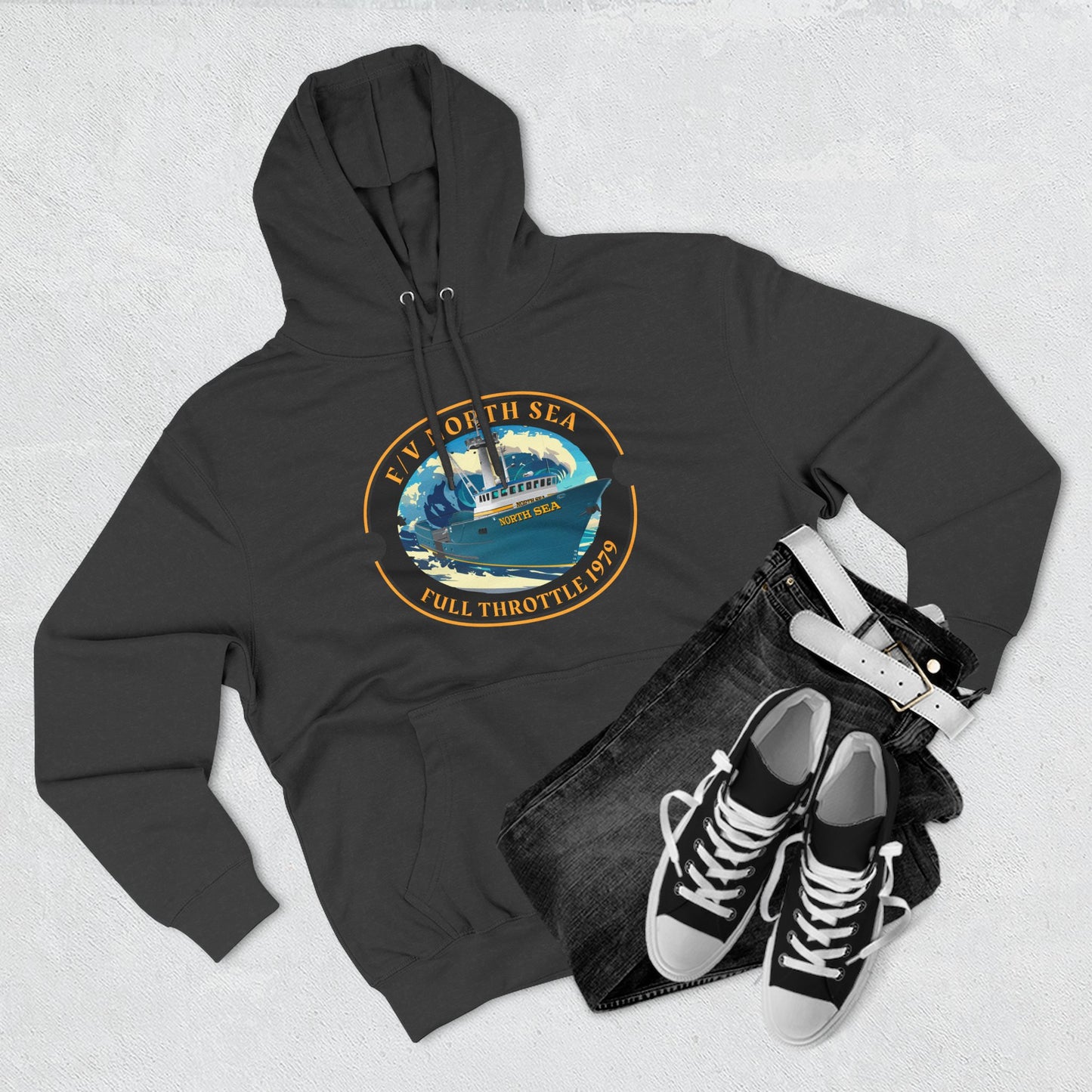 NS Full Throttle Three-Panel Fleece Hoodie