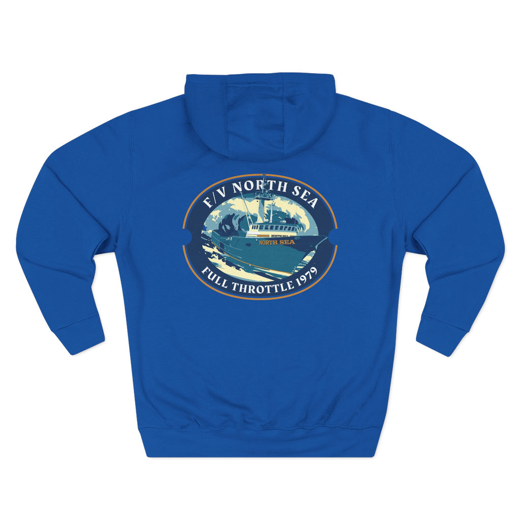 North Sea Full Throttle f/b Three-Panel Fleece Hoodie