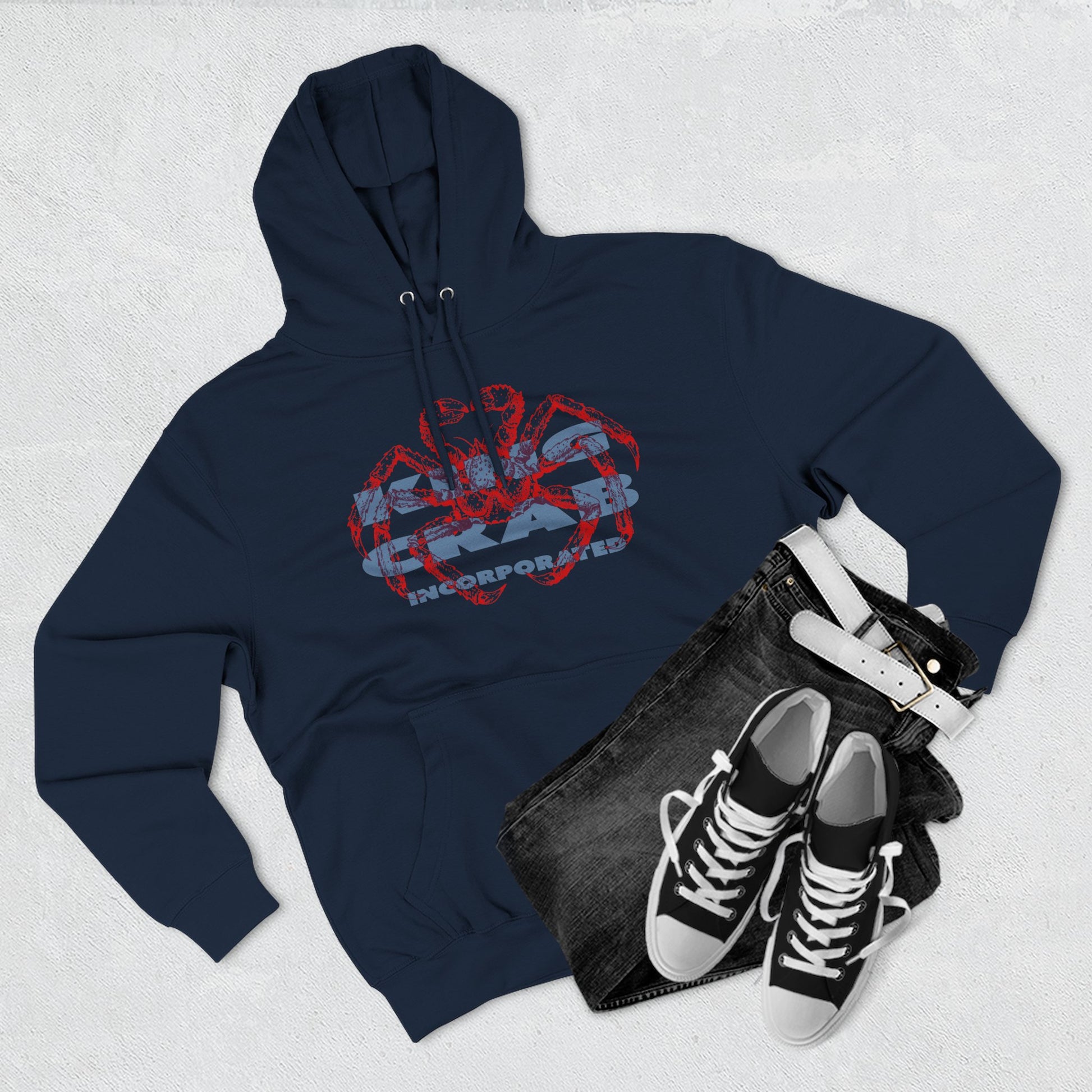 NS front/backThree-Panel Fleece Hoodie North Sea