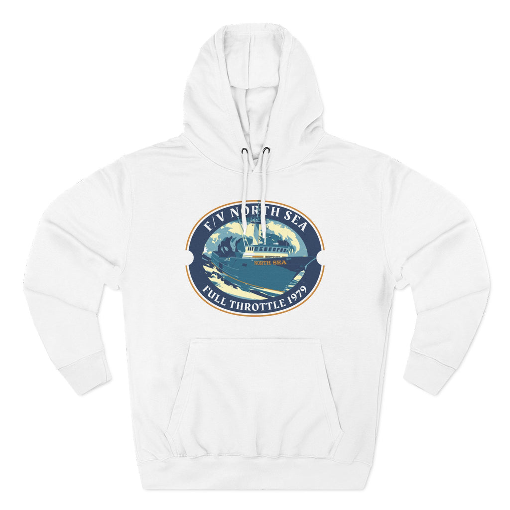 North Sea full throttle Three-Panel Fleece Hoodie