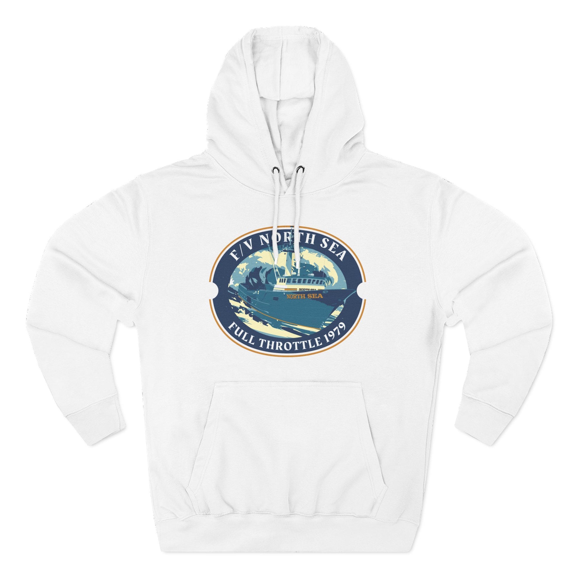 North Sea full throttle Three-Panel Fleece Hoodie