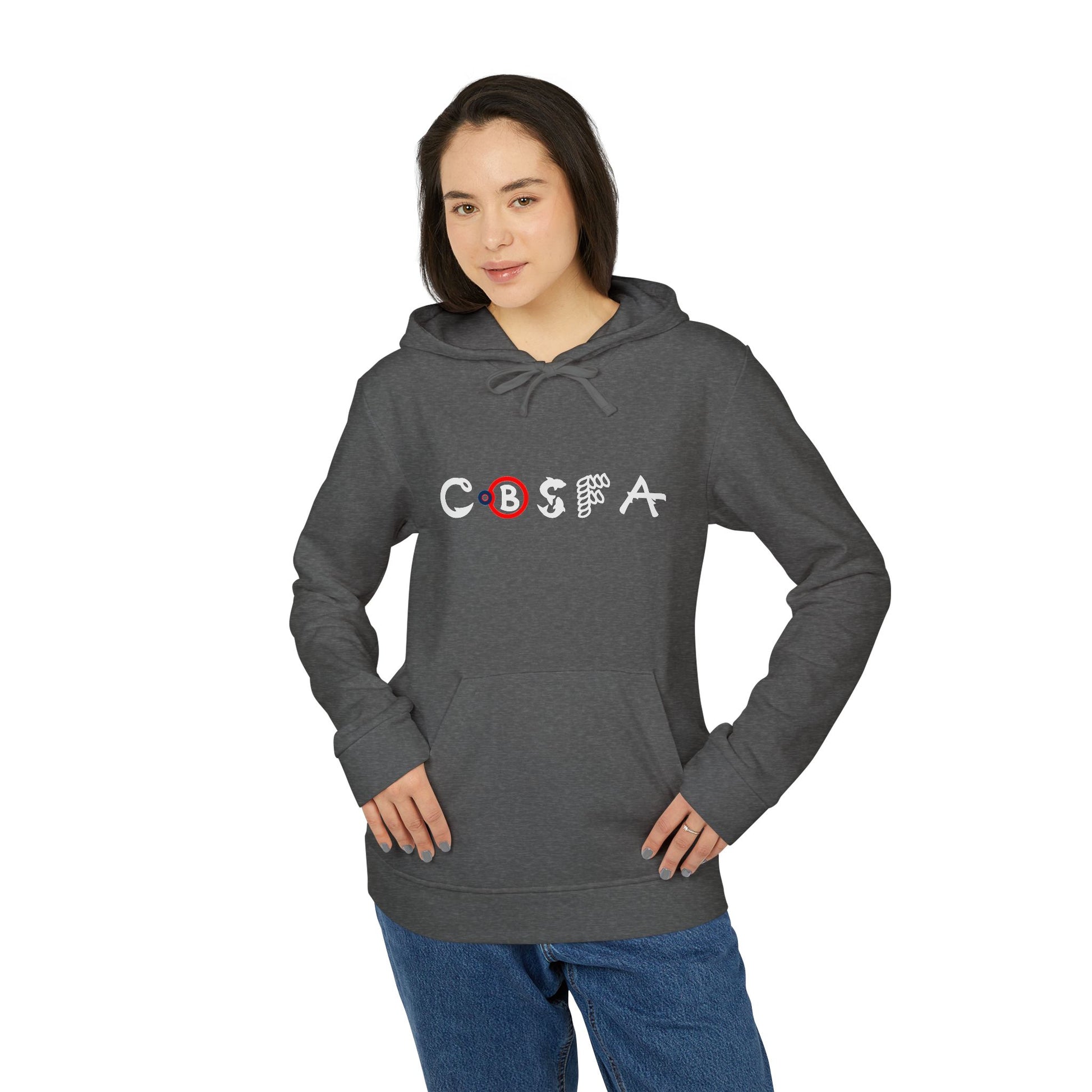 adidas Unisex Fleece Hoodie CBFSA logo