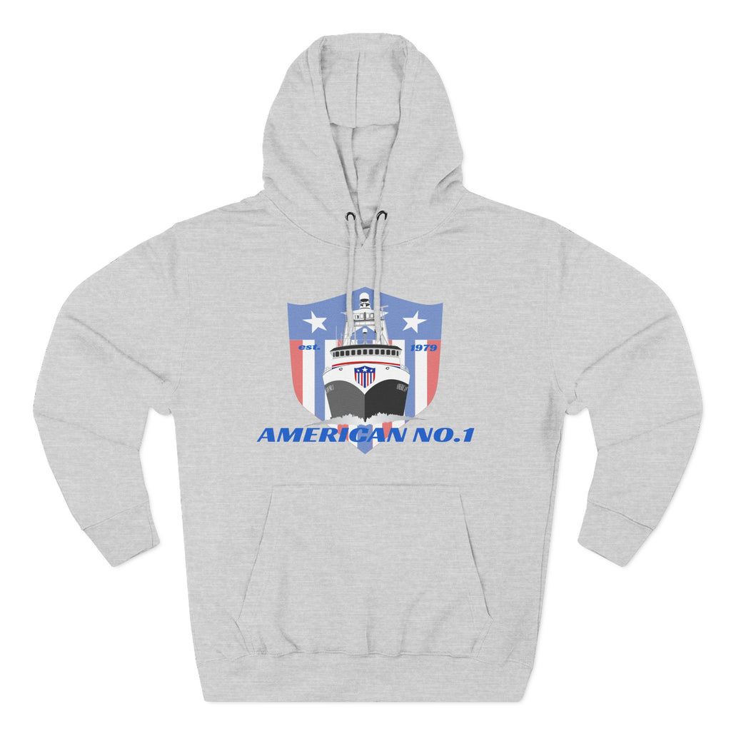 American No1 Three-Panel Fleece Hoodie