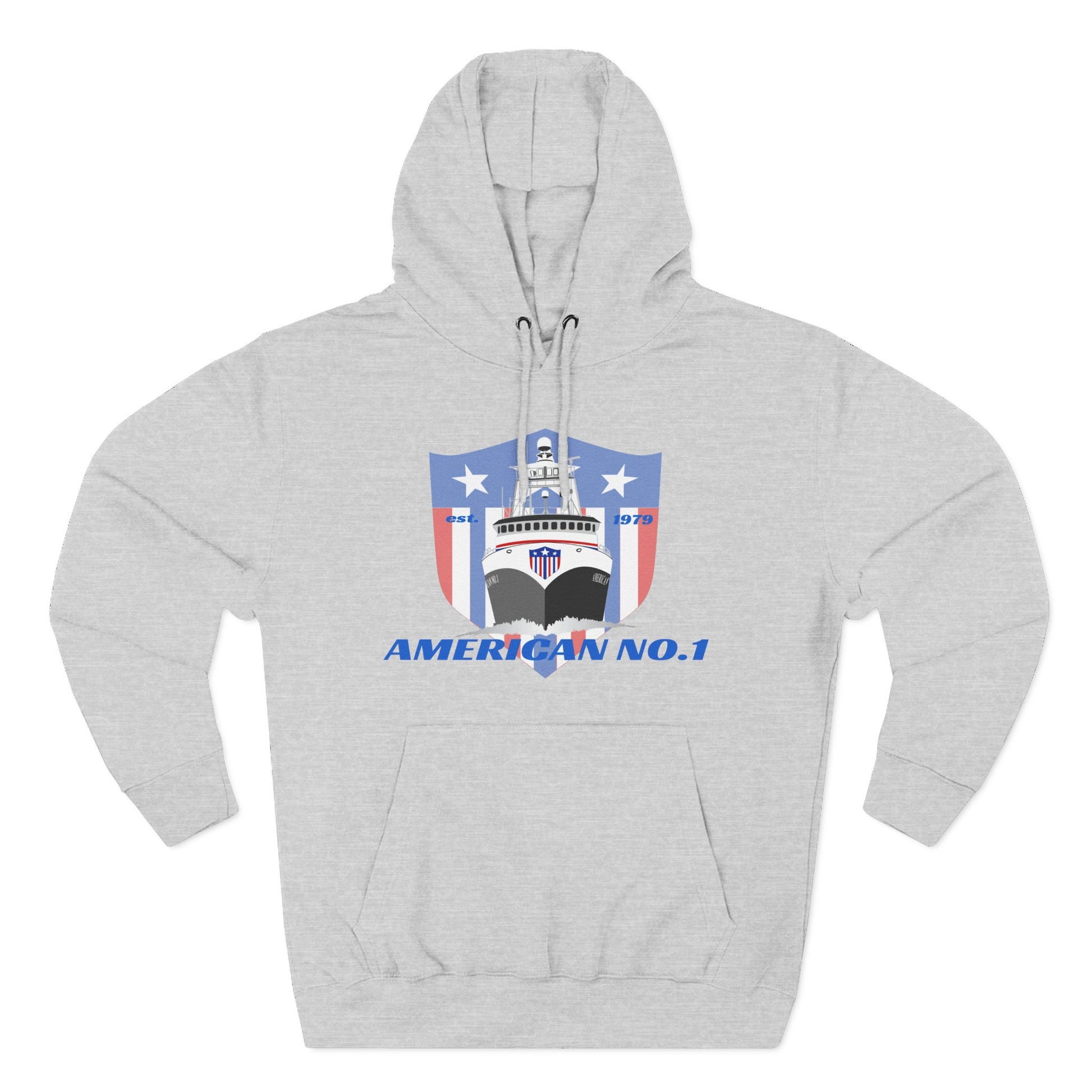 American No1 Three-Panel Fleece Hoodie