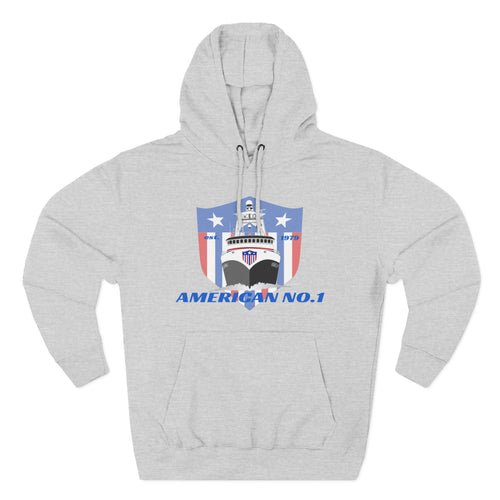 American No1 Three-Panel Fleece Hoodie