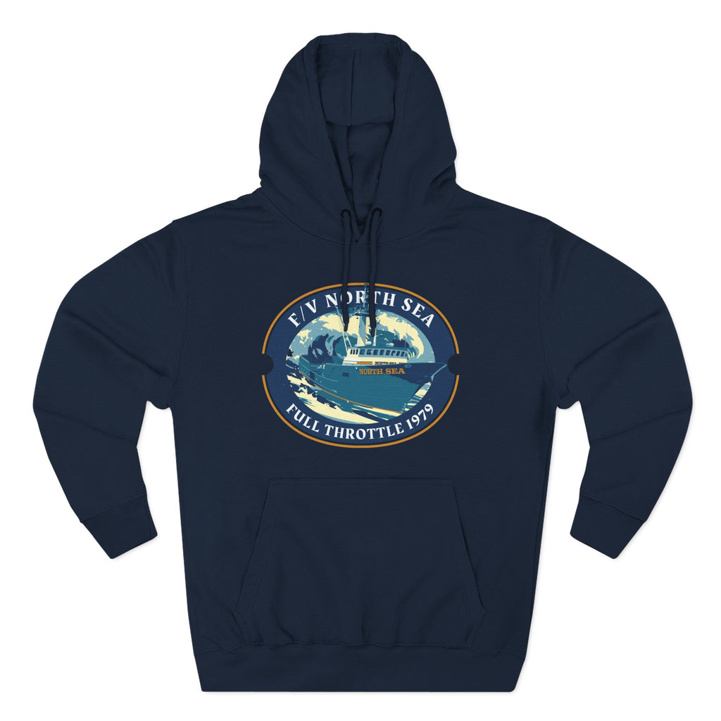 North Sea full throttle Three-Panel Fleece Hoodie