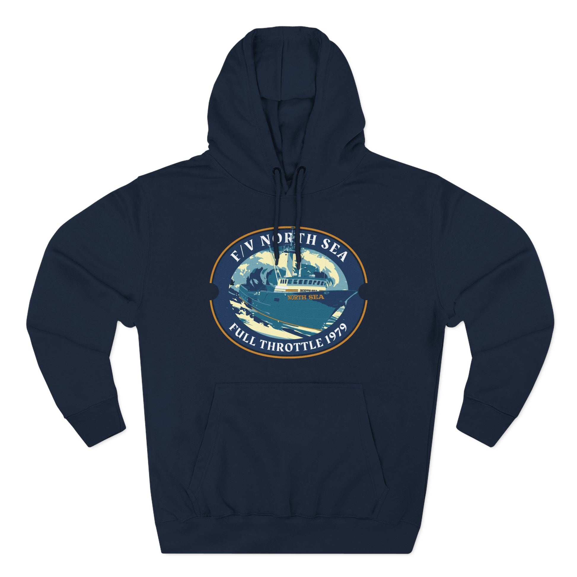 North Sea full throttle Three-Panel Fleece Hoodie