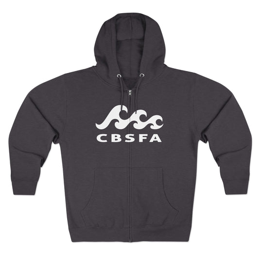 Unisex Zip Hoodie CBFSA front blueprint back