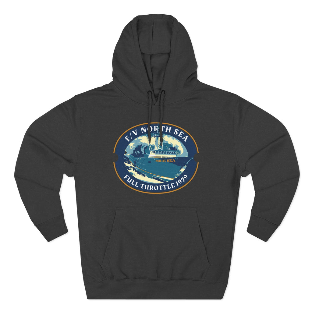 North Sea full throttle Three-Panel Fleece Hoodie