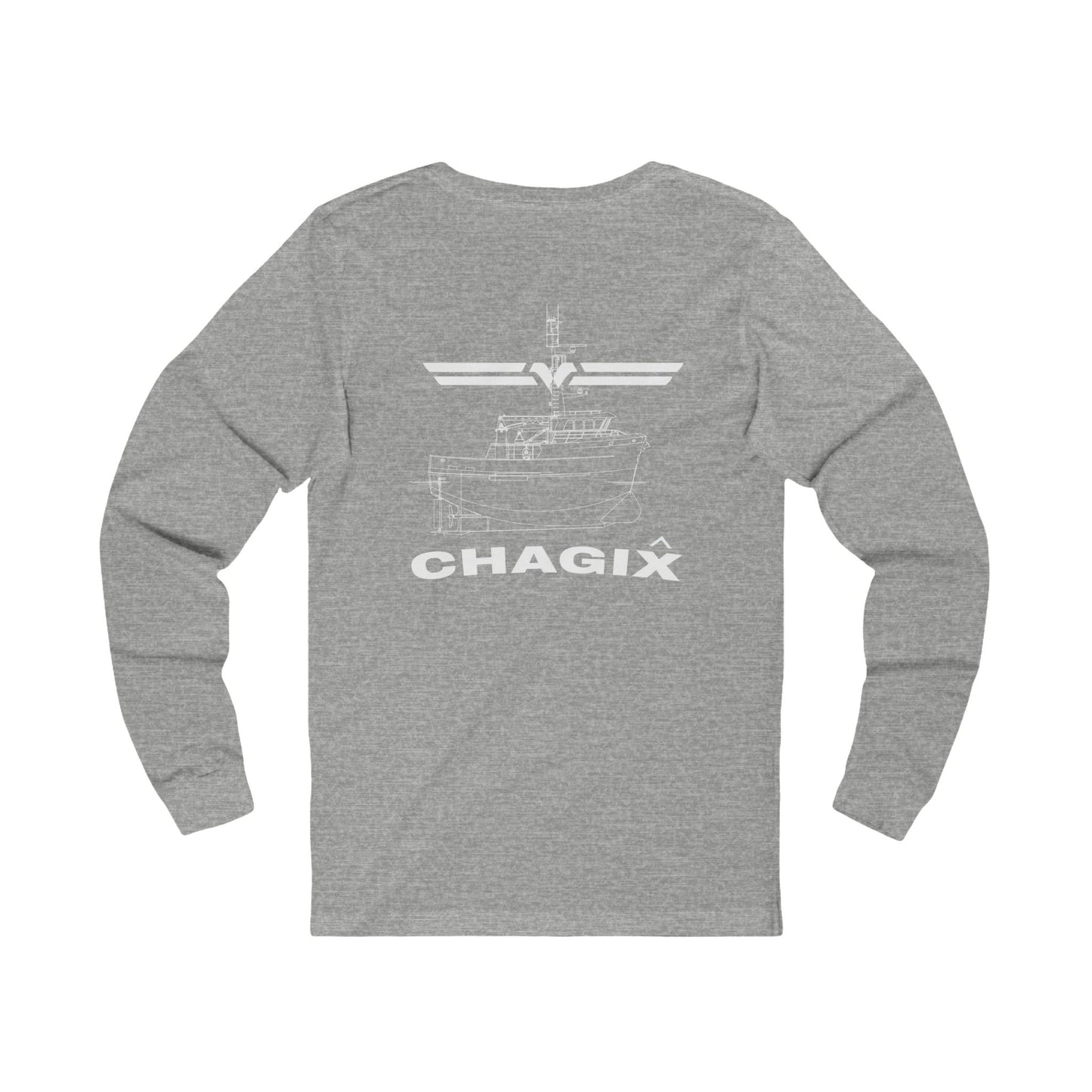 Chagix with wings front Unisex Jersey Long Sleeve Tee CBFSA