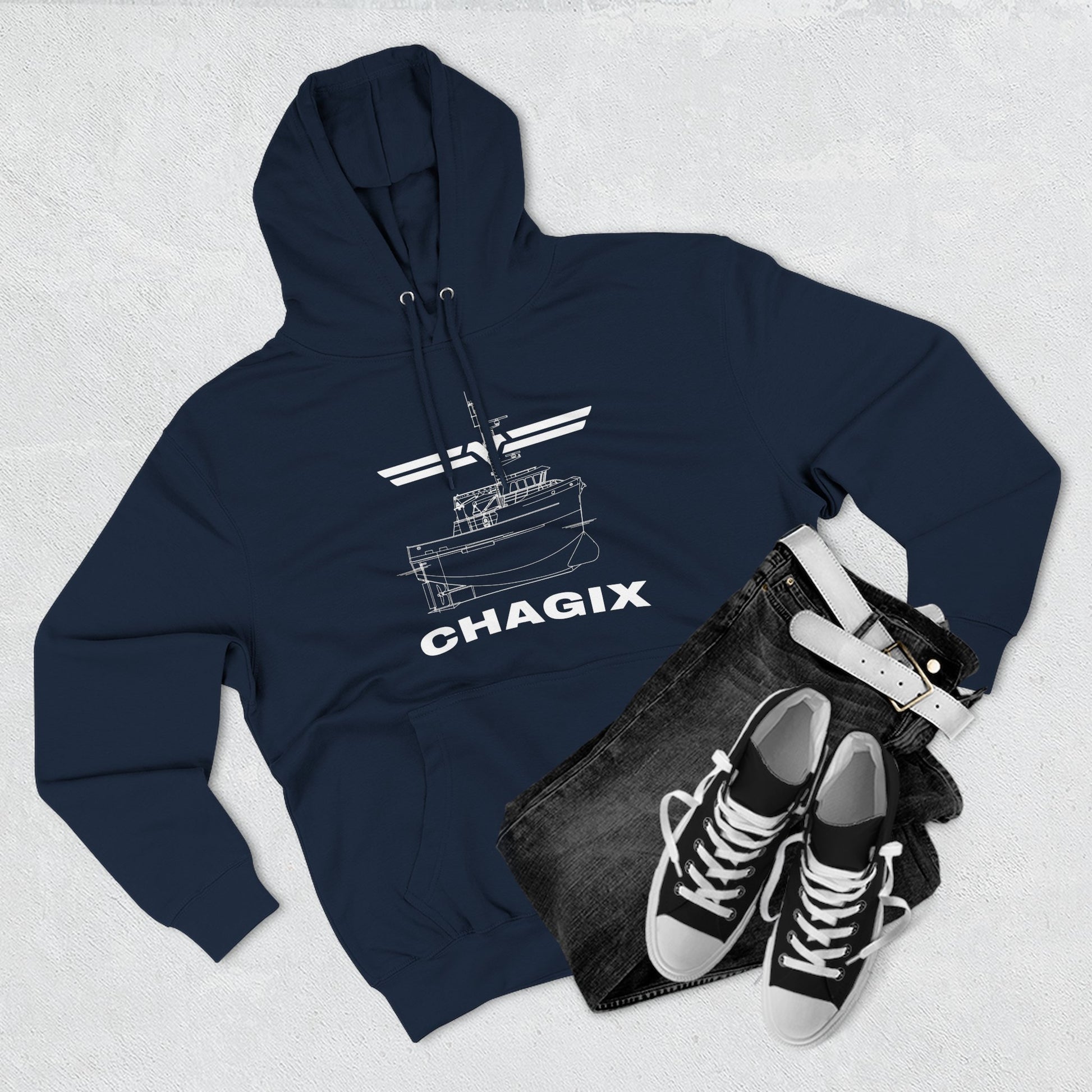 CBSFA Blueprint Three-Panel Fleece Hoodie