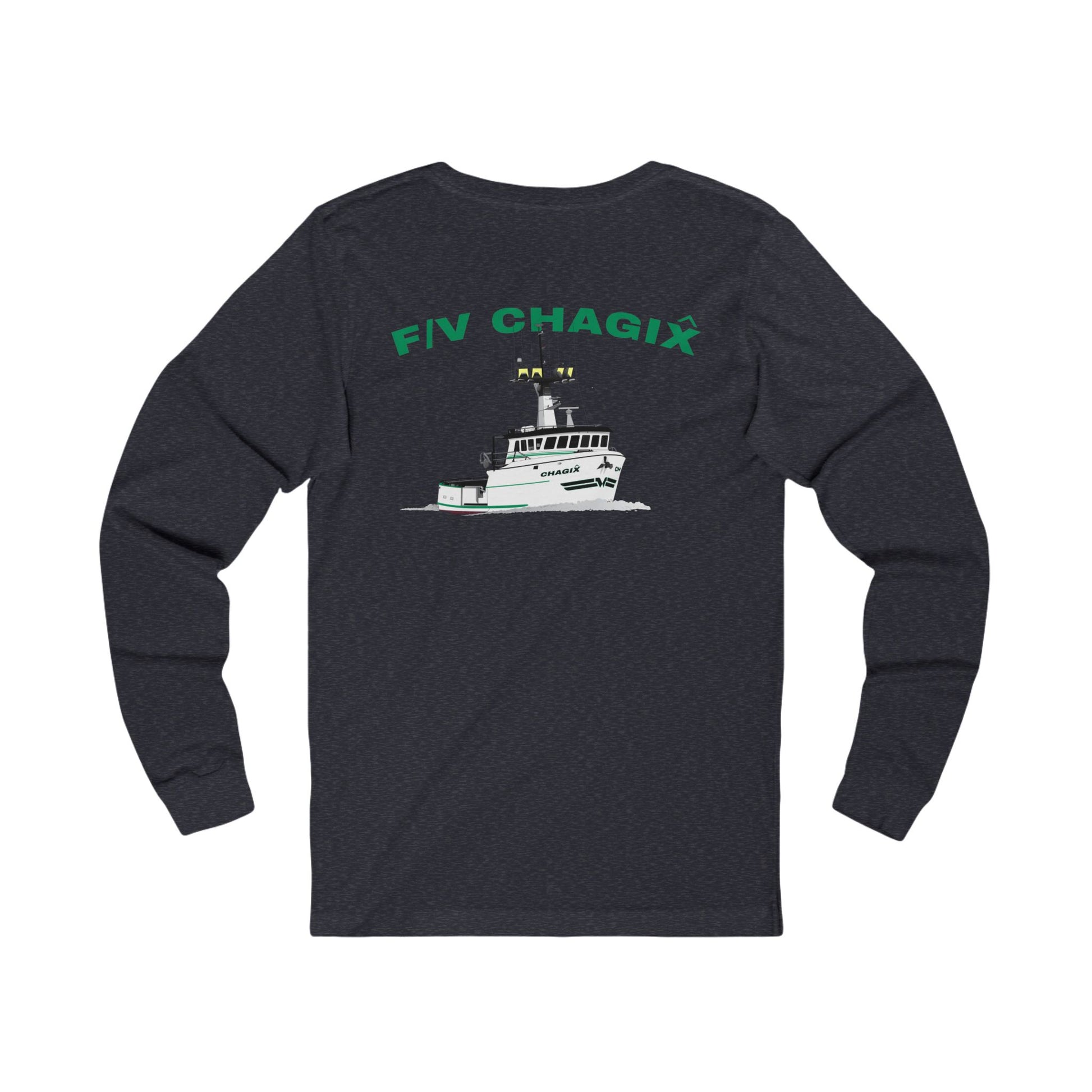 Chagix Boat Shirt Unisex Jersey Long Sleeve Tee CBFSA