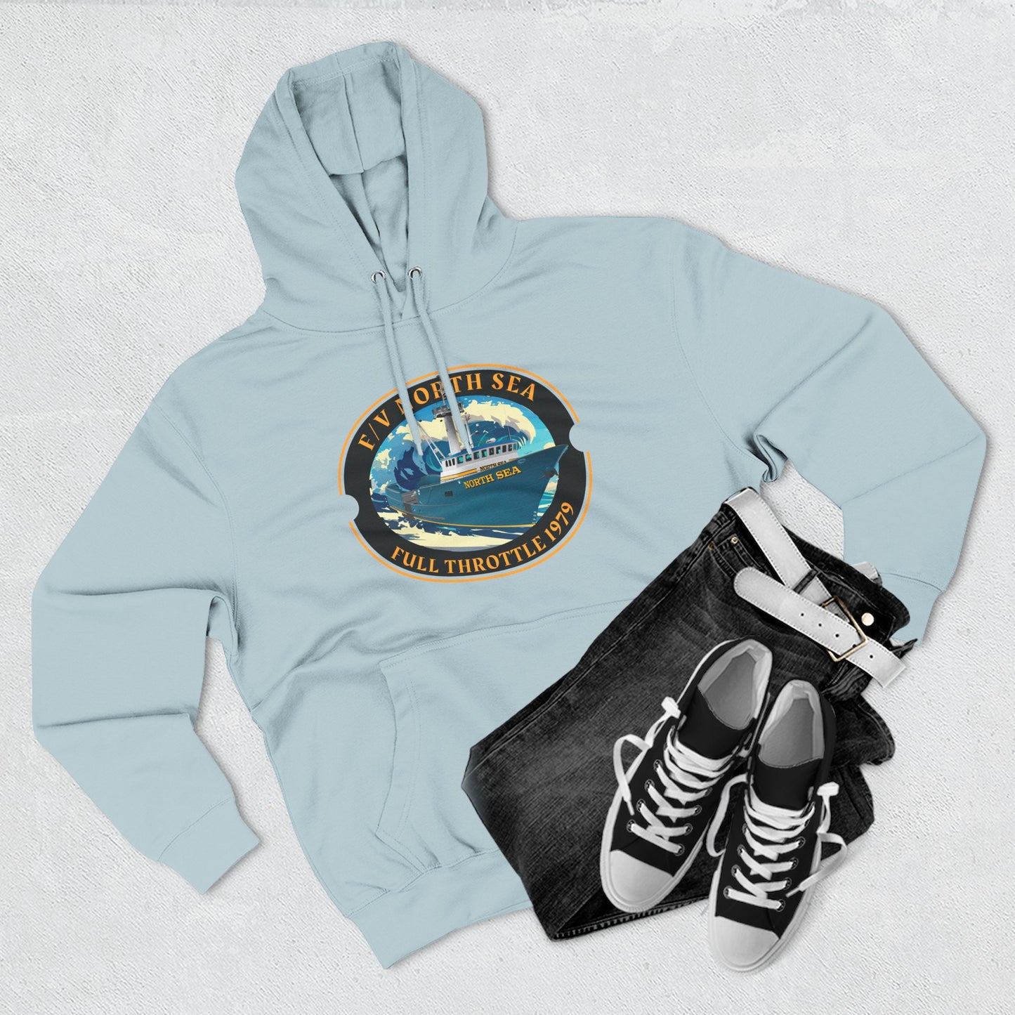 NS Full Throttle Three-Panel Fleece Hoodie