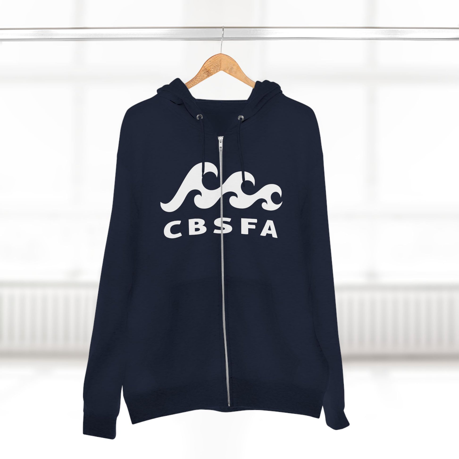 CBSFA/Blueprint back Unisex Zip Hoodie