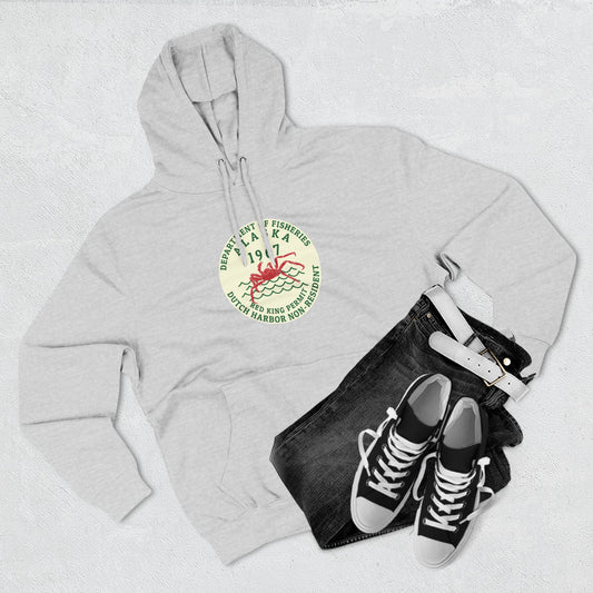 67 Red King Permit Three-Panel Fleece Hoodie