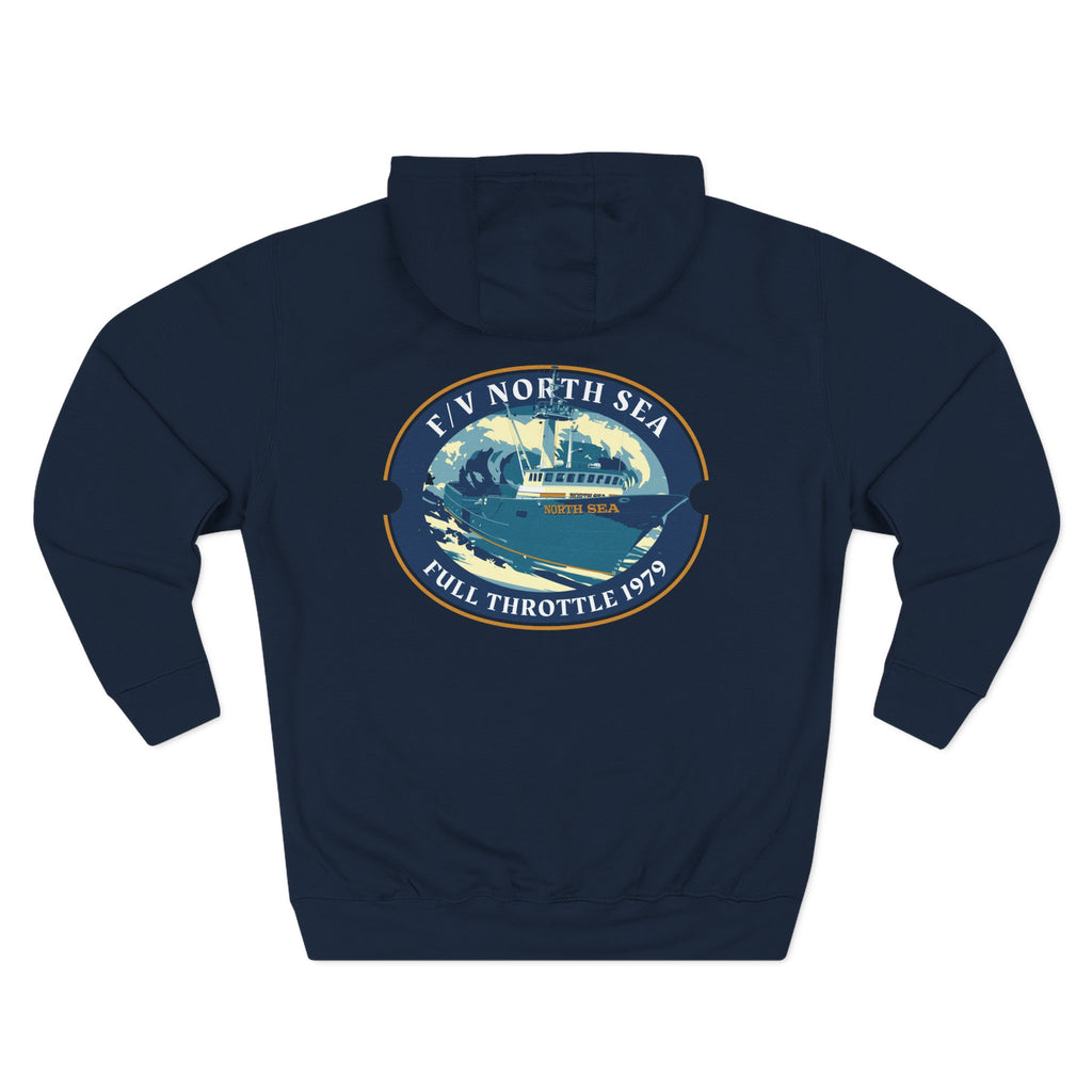North Sea Full Throttle f/b Three-Panel Fleece Hoodie