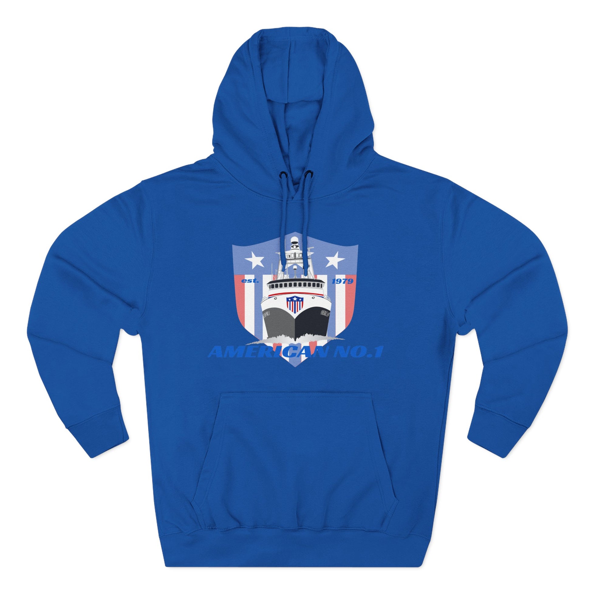American No1 Three-Panel Fleece Hoodie