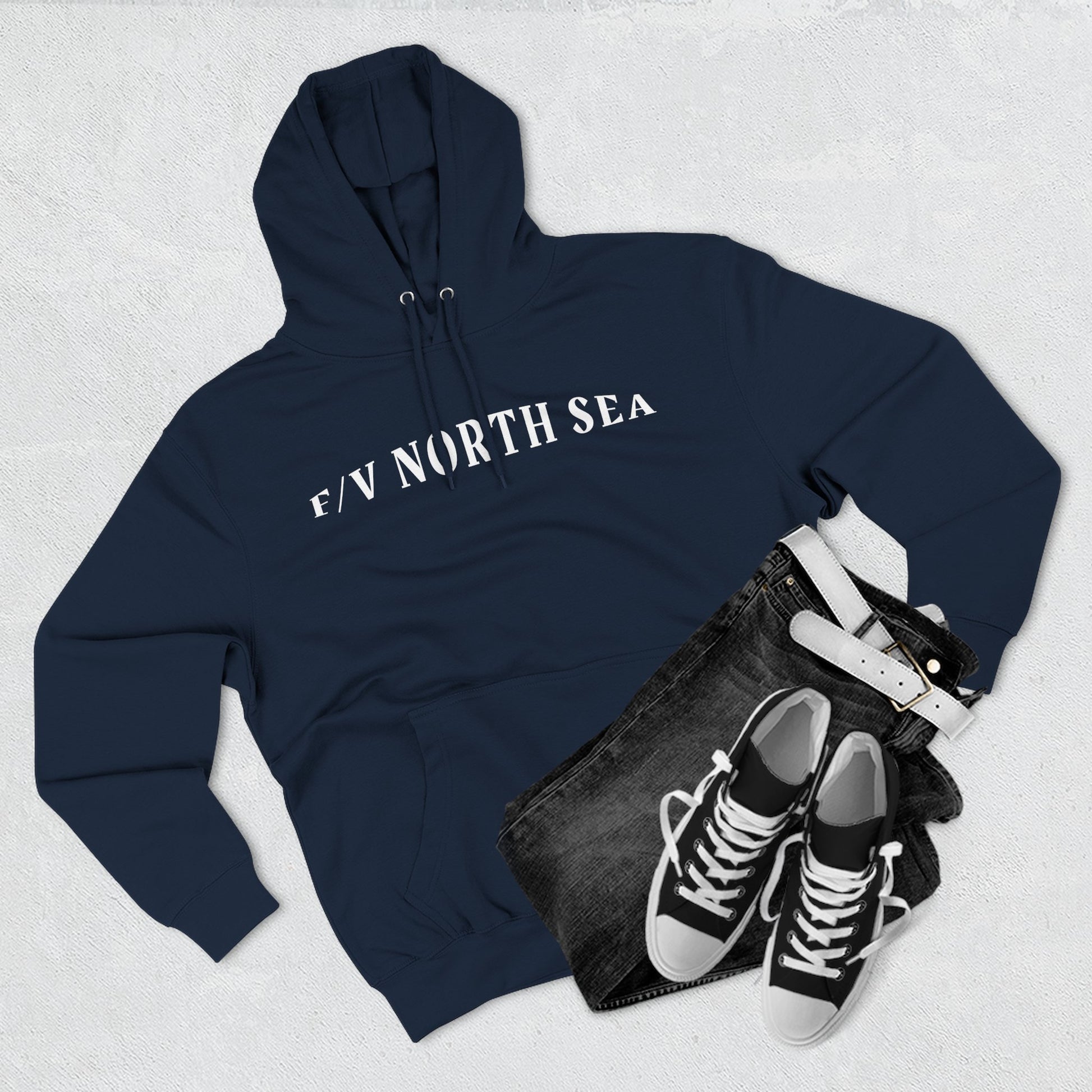 North Sea Full Throttle f/b Three-Panel Fleece Hoodie