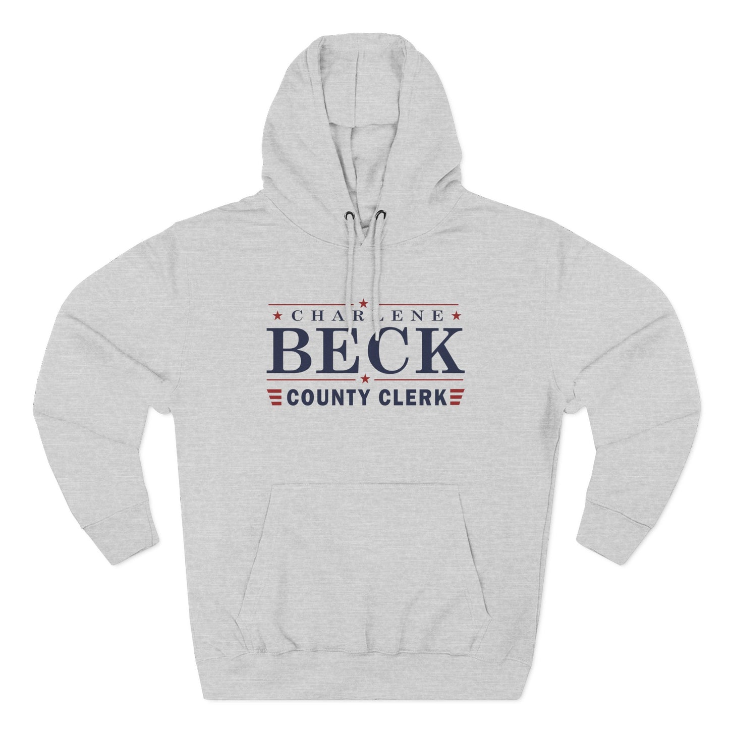 Charlene Beck Three-Panel Fleece Hoodie