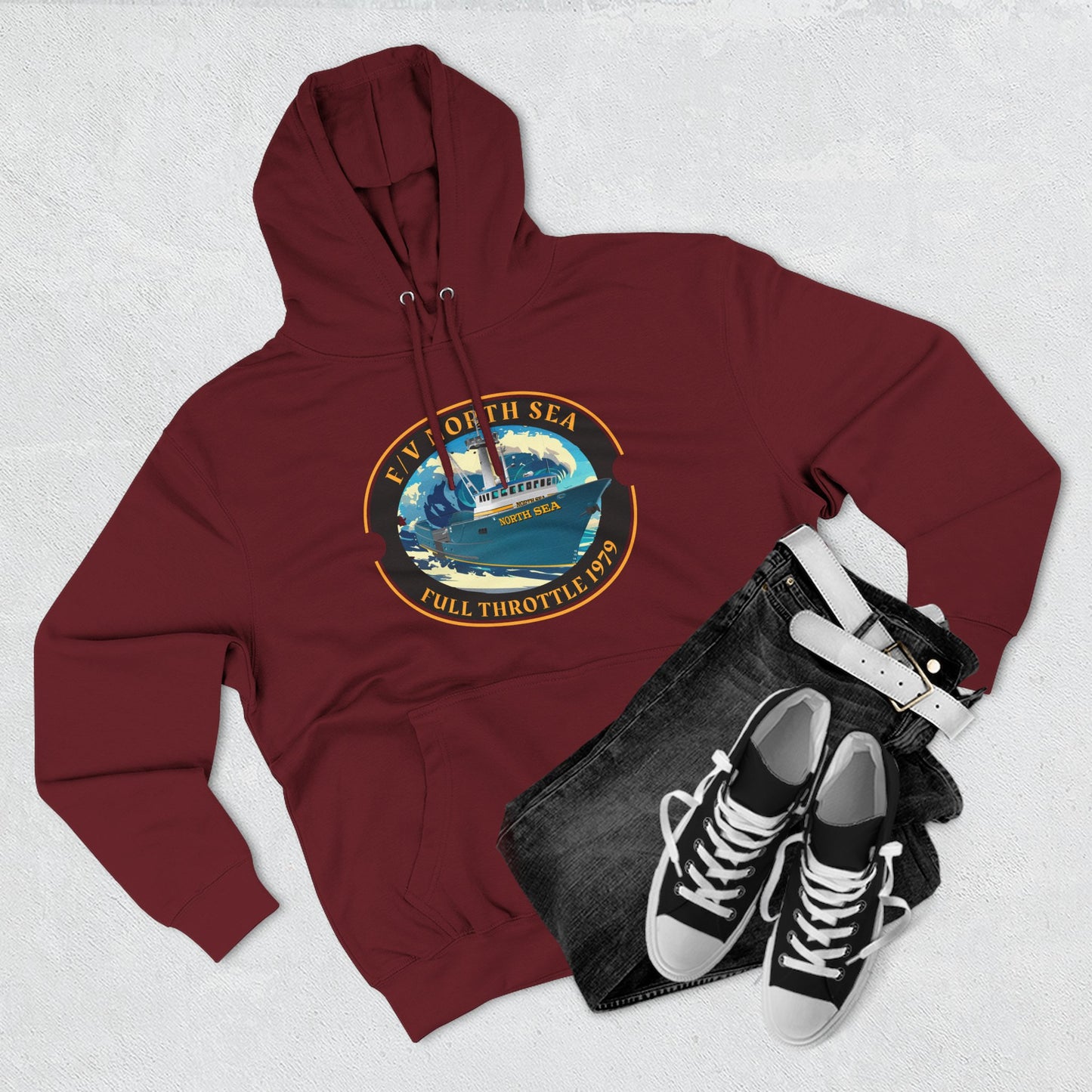 NS Full Throttle Three-Panel Fleece Hoodie