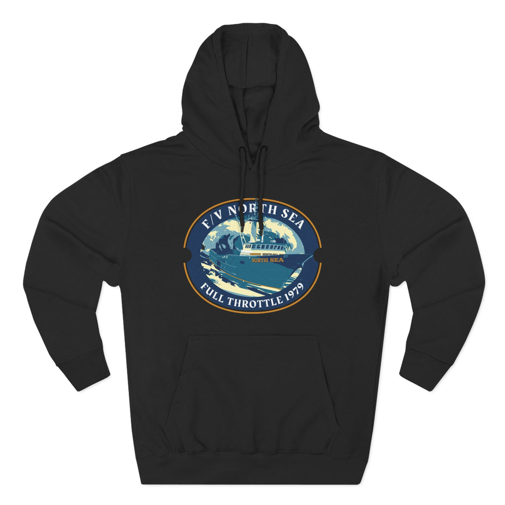 North Sea full throttle Three-Panel Fleece Hoodie
