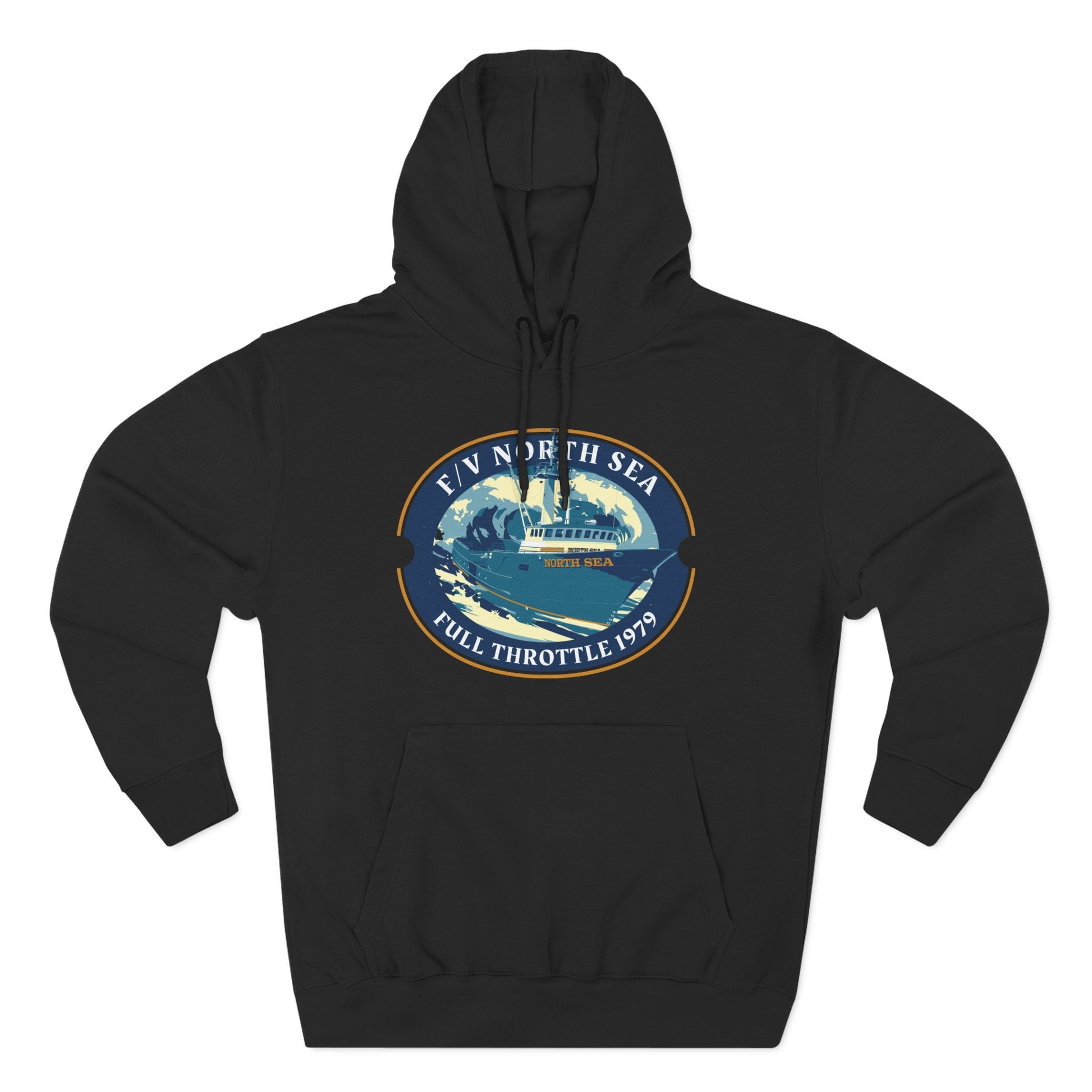 North Sea full throttle Three-Panel Fleece Hoodie