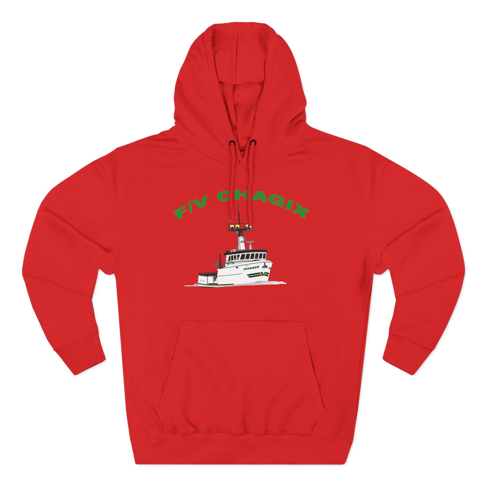 Chagix Boat Three-Panel Fleece Hoodie CBFSA