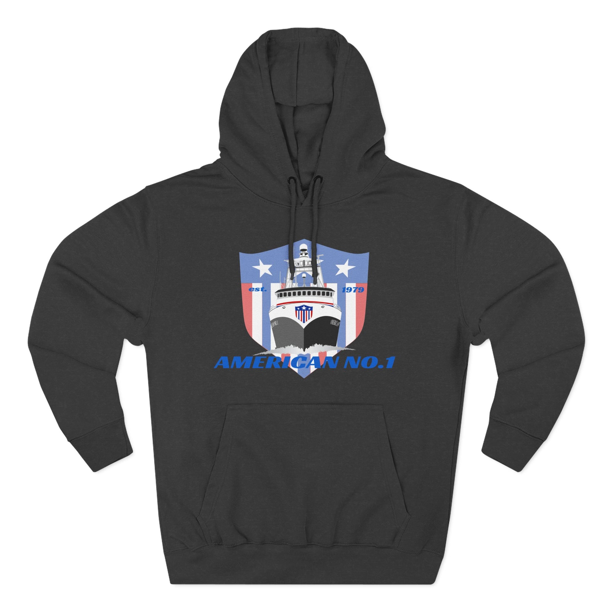 American No1 Three-Panel Fleece Hoodie
