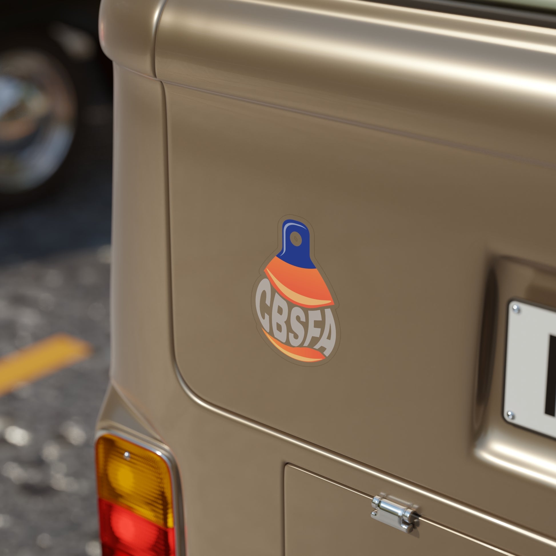 CBSFA Buoy Transparent Outdoor Stickers, Die-Cut, 1pc