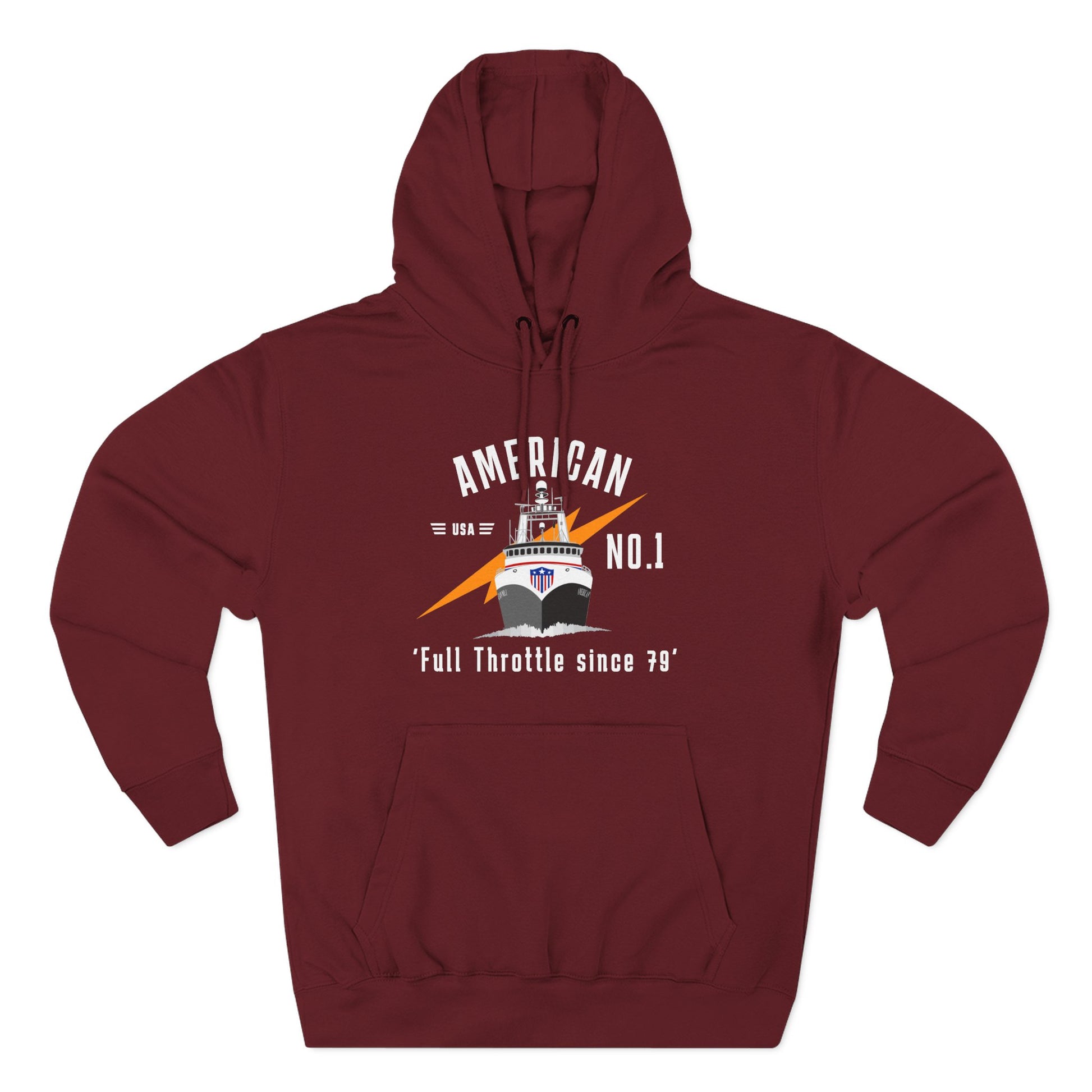 A1 Full Throttle Three-Panel Fleece Hoodie