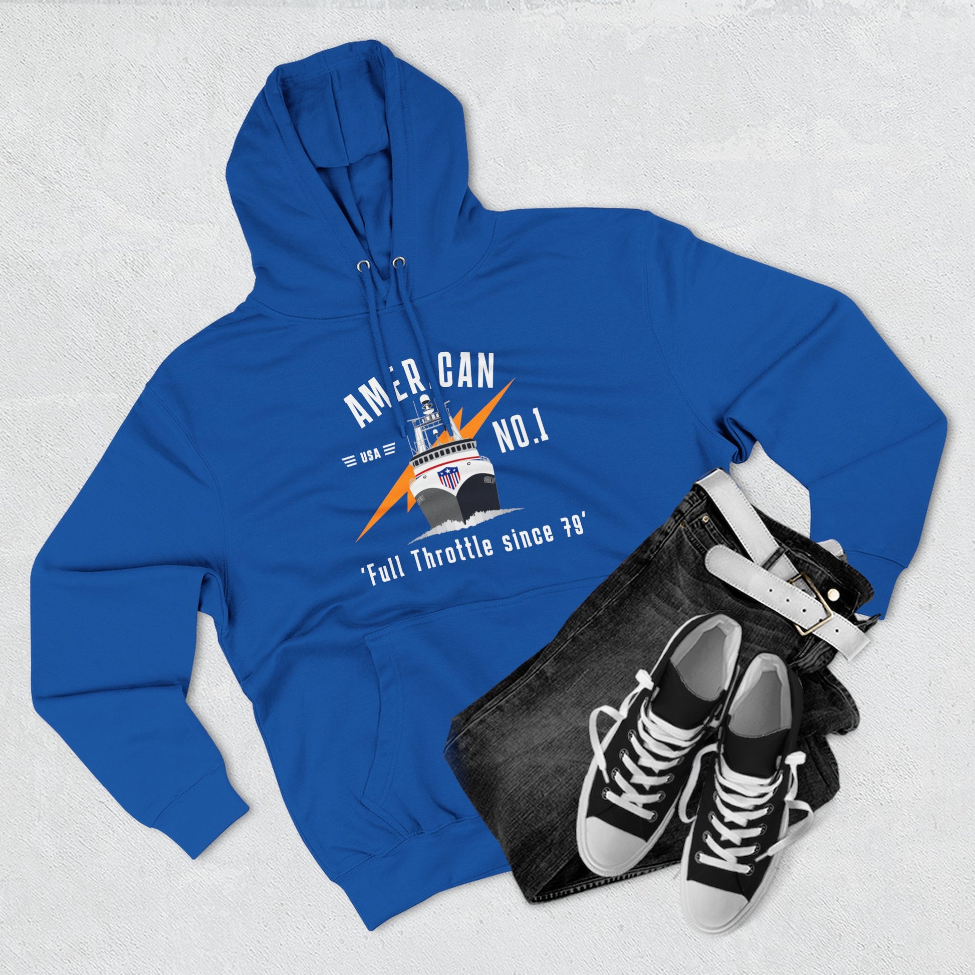 A1 Full Throttle Three-Panel Fleece Hoodie