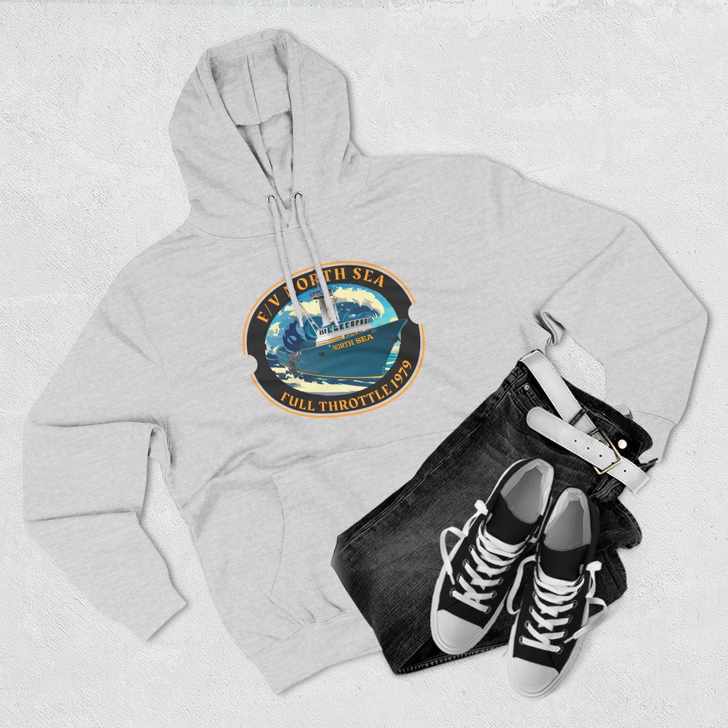 NS Full Throttle Three-Panel Fleece Hoodie