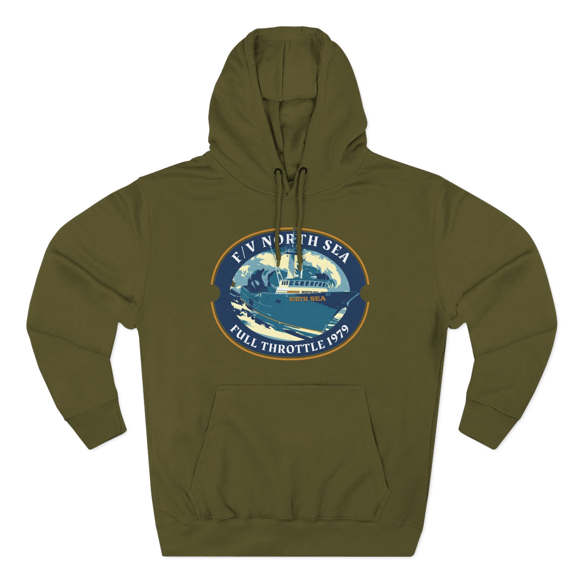 North Sea full throttle Three-Panel Fleece Hoodie