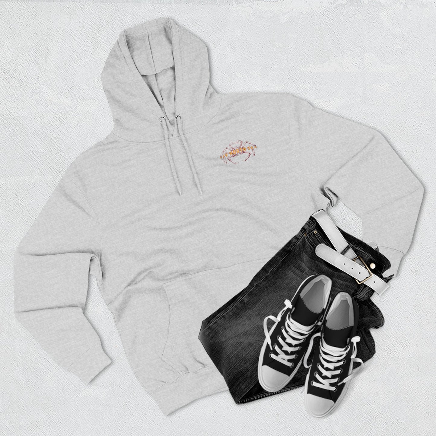 North Sea Full Throttle f/b Three-Panel Fleece Hoodie
