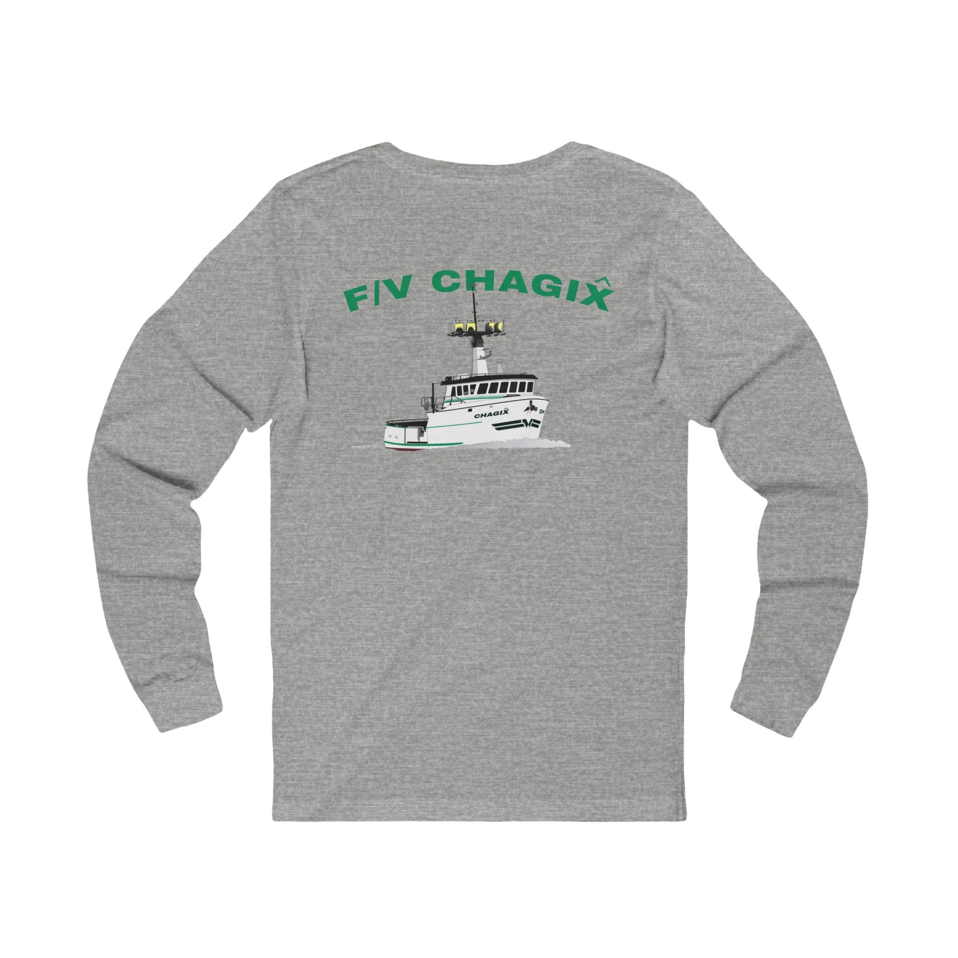 Chagix Boat Shirt Unisex Jersey Long Sleeve Tee CBFSA