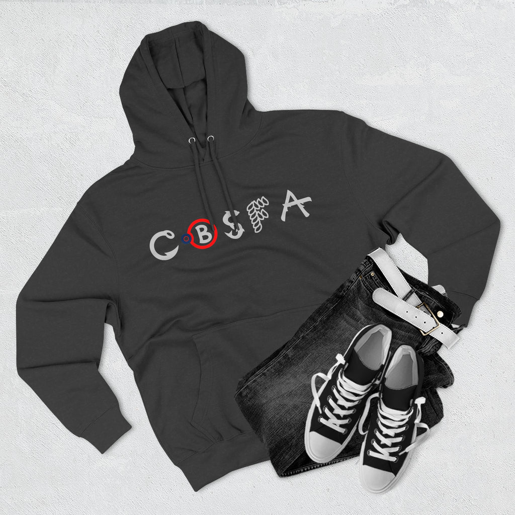 Chagix with CBSFA logo front Three-Panel Fleece Hoodie